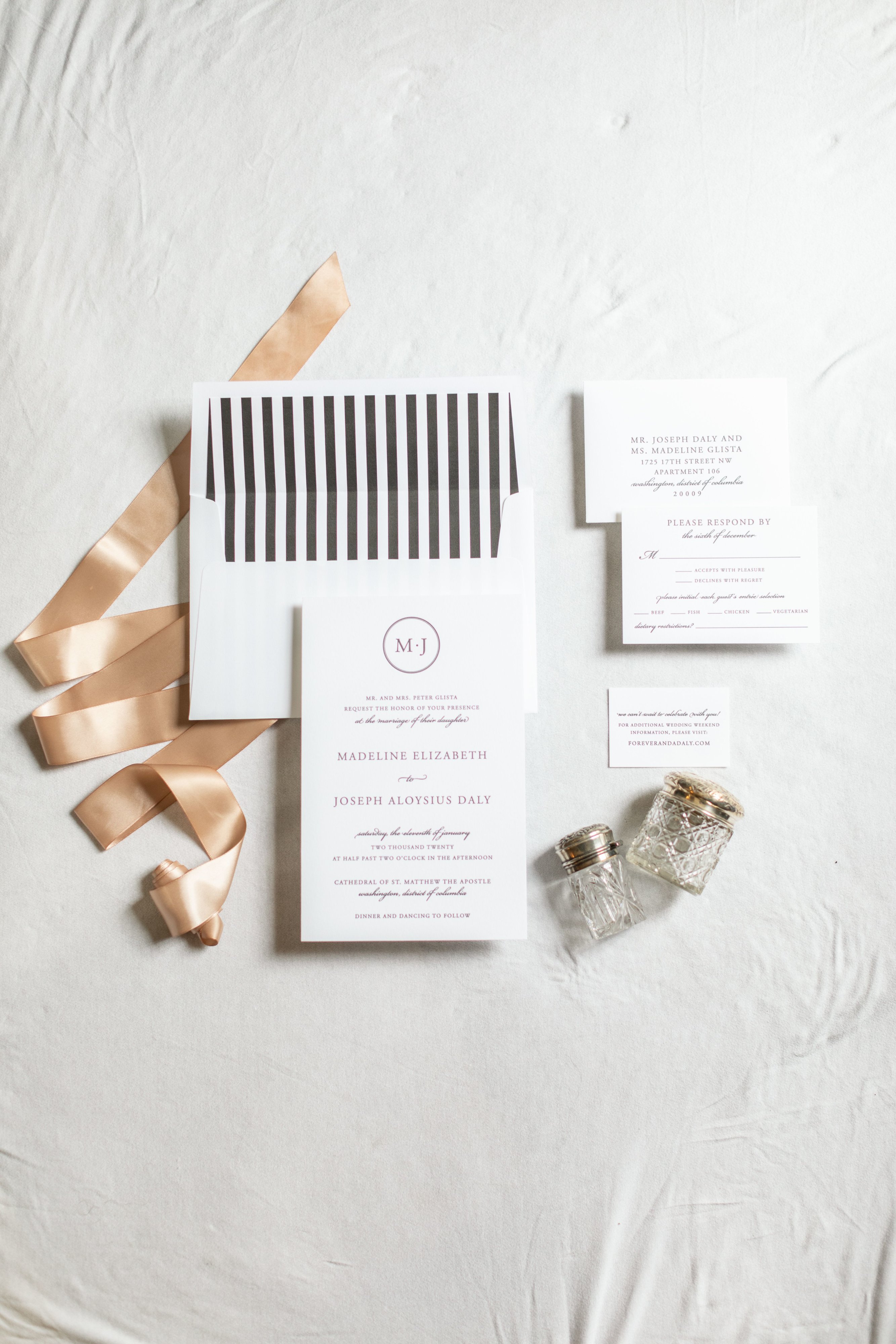 Elegant Winter Wedding at Mayflower Hotel | Madeline & Joseph