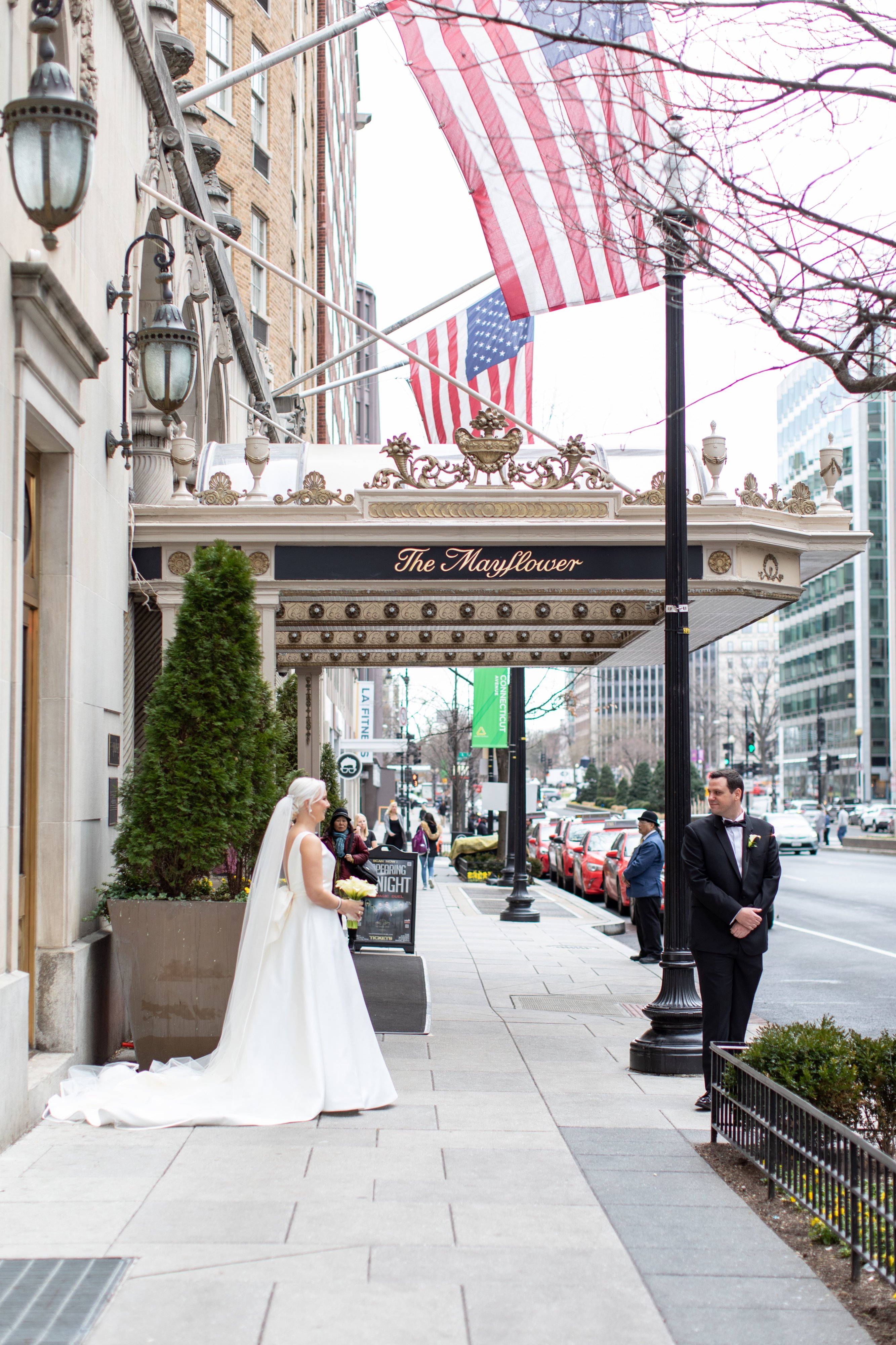 Elegant Winter Wedding at Mayflower Hotel | Madeline & Joseph