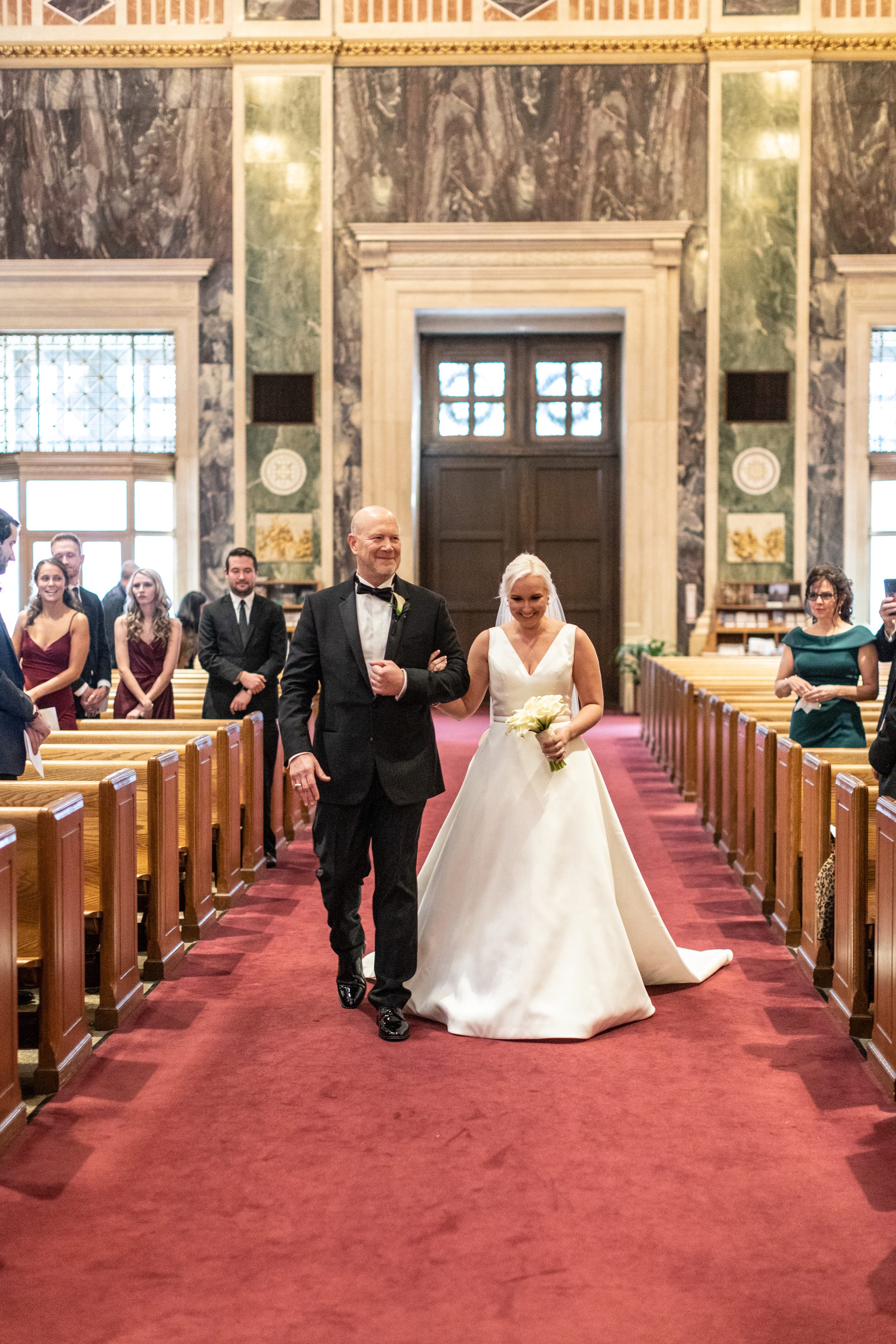 Elegant Winter Wedding at Mayflower Hotel | Madeline & Joseph