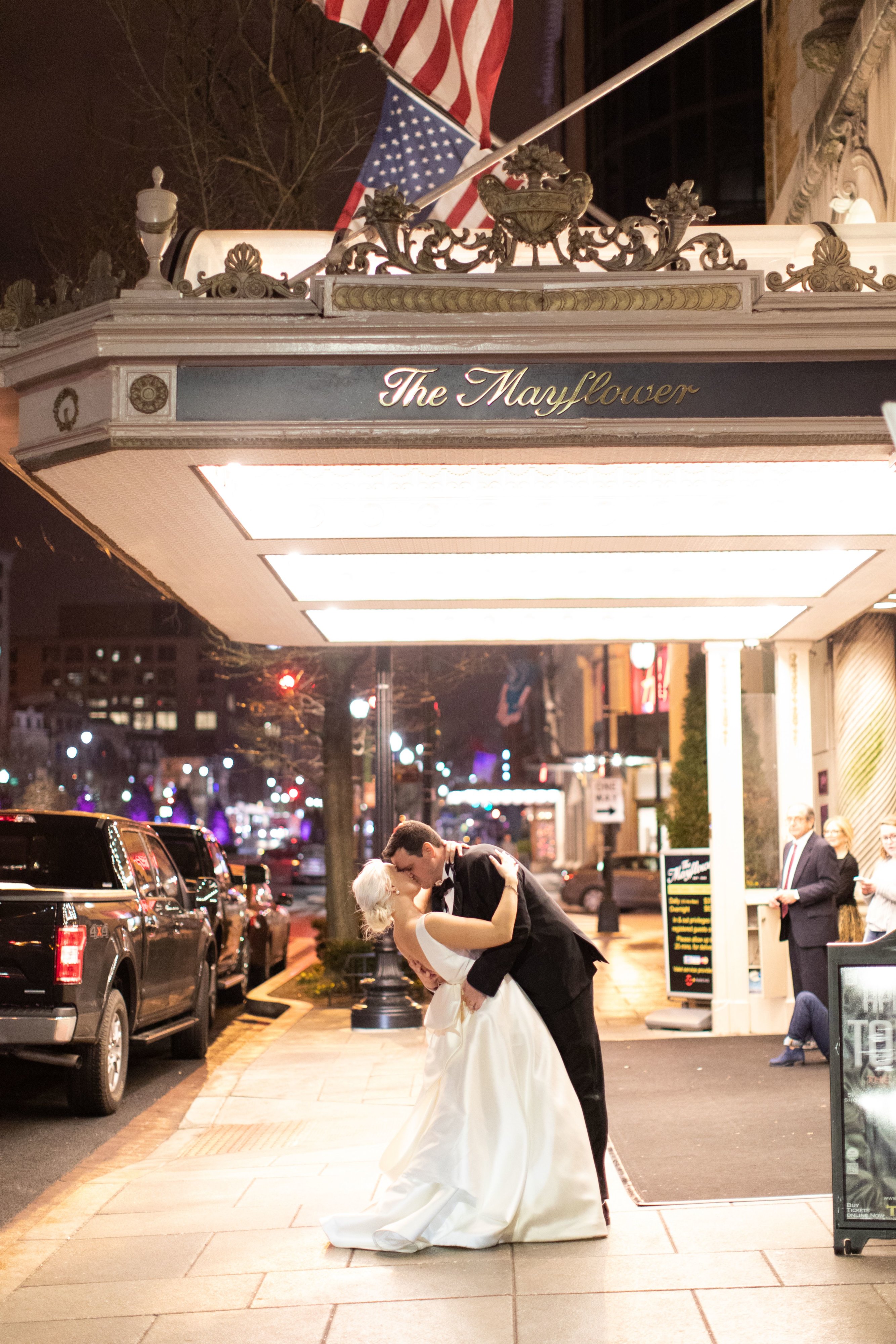 Elegant Winter Wedding at Mayflower Hotel | Madeline & Joseph