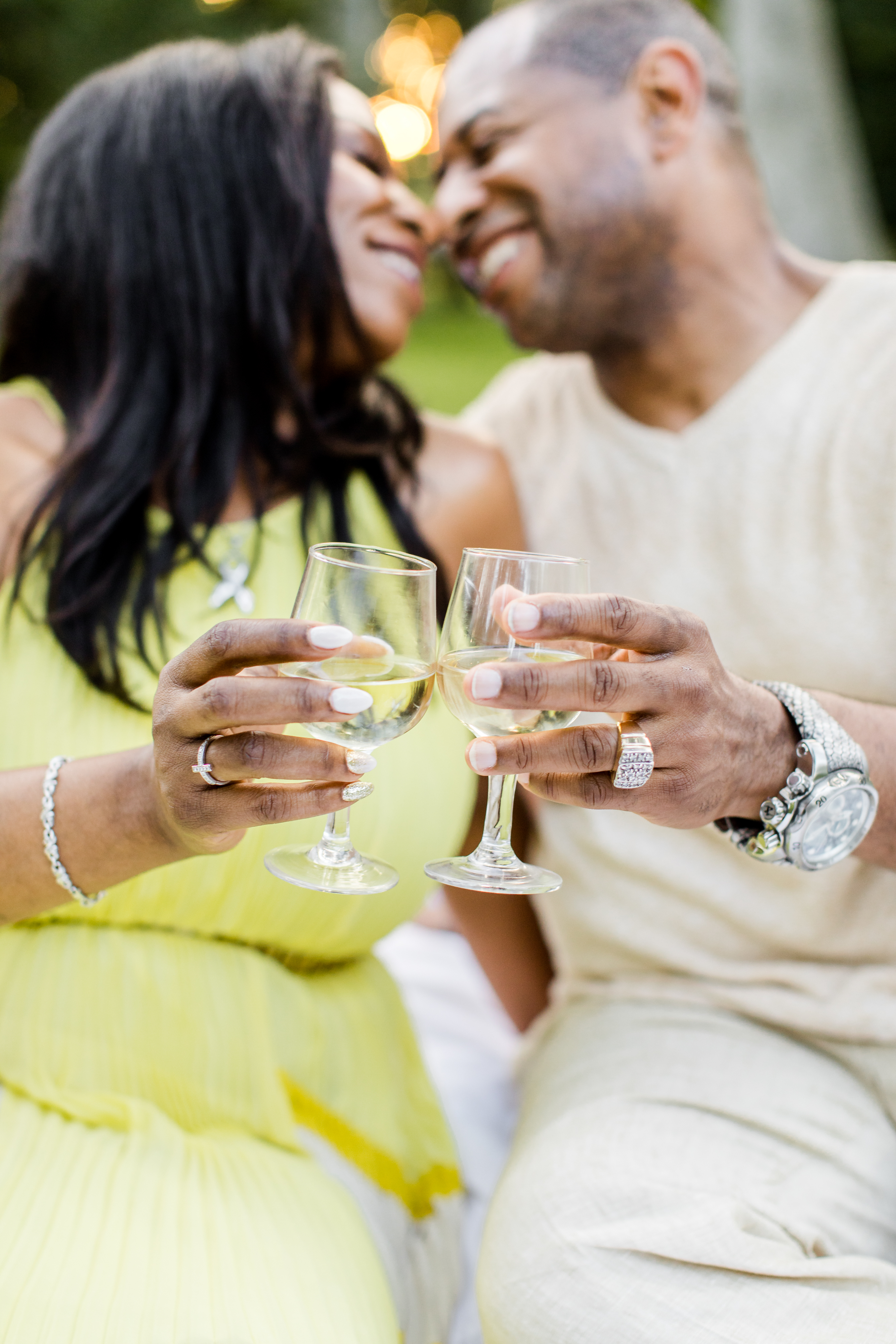 Three Looks, One Love: Engagement Photos Inspired by Sex and the City