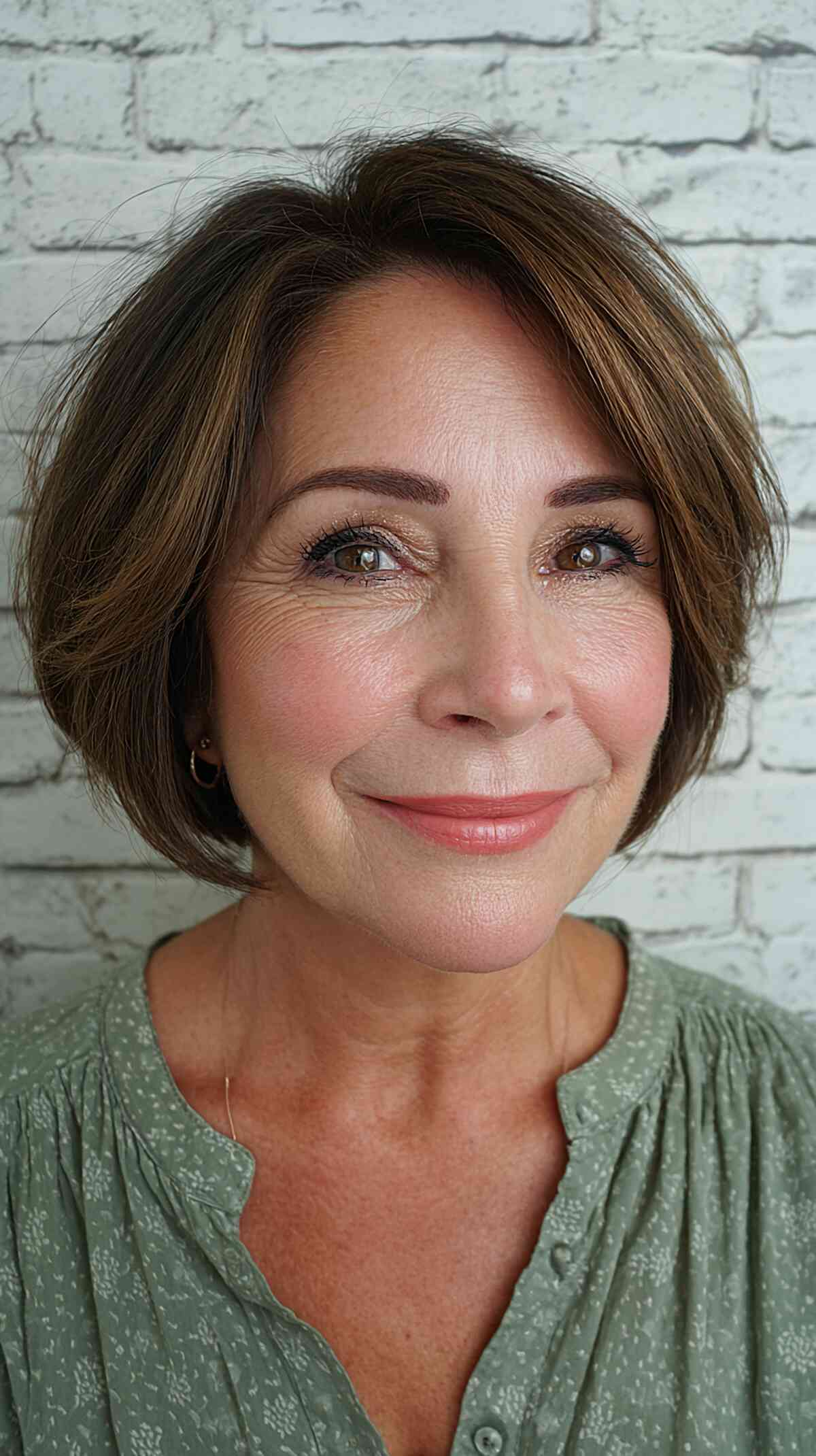 Best Short Brown Hairstyles for Fine Hair After 50 | Expert Advice