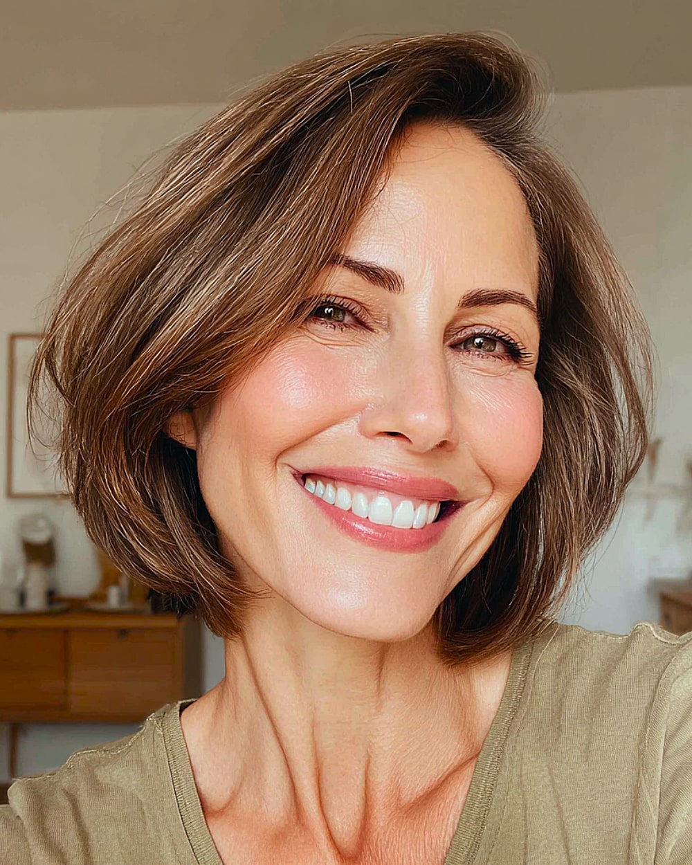 Best Short Brown Hairstyles for Fine Hair After 50 | Expert Advice