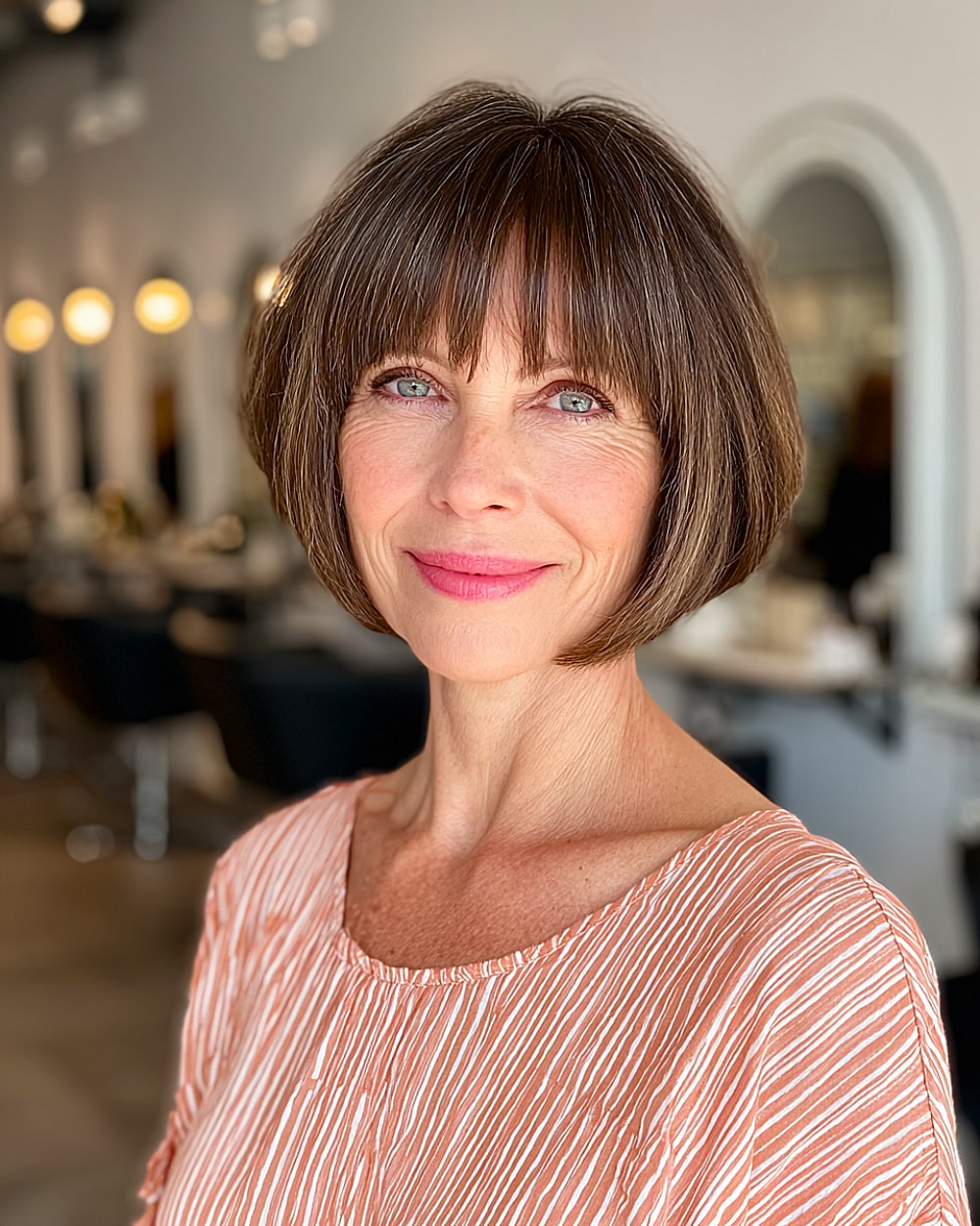 Best Short Brown Hairstyles for Fine Hair After 50 | Expert Advice