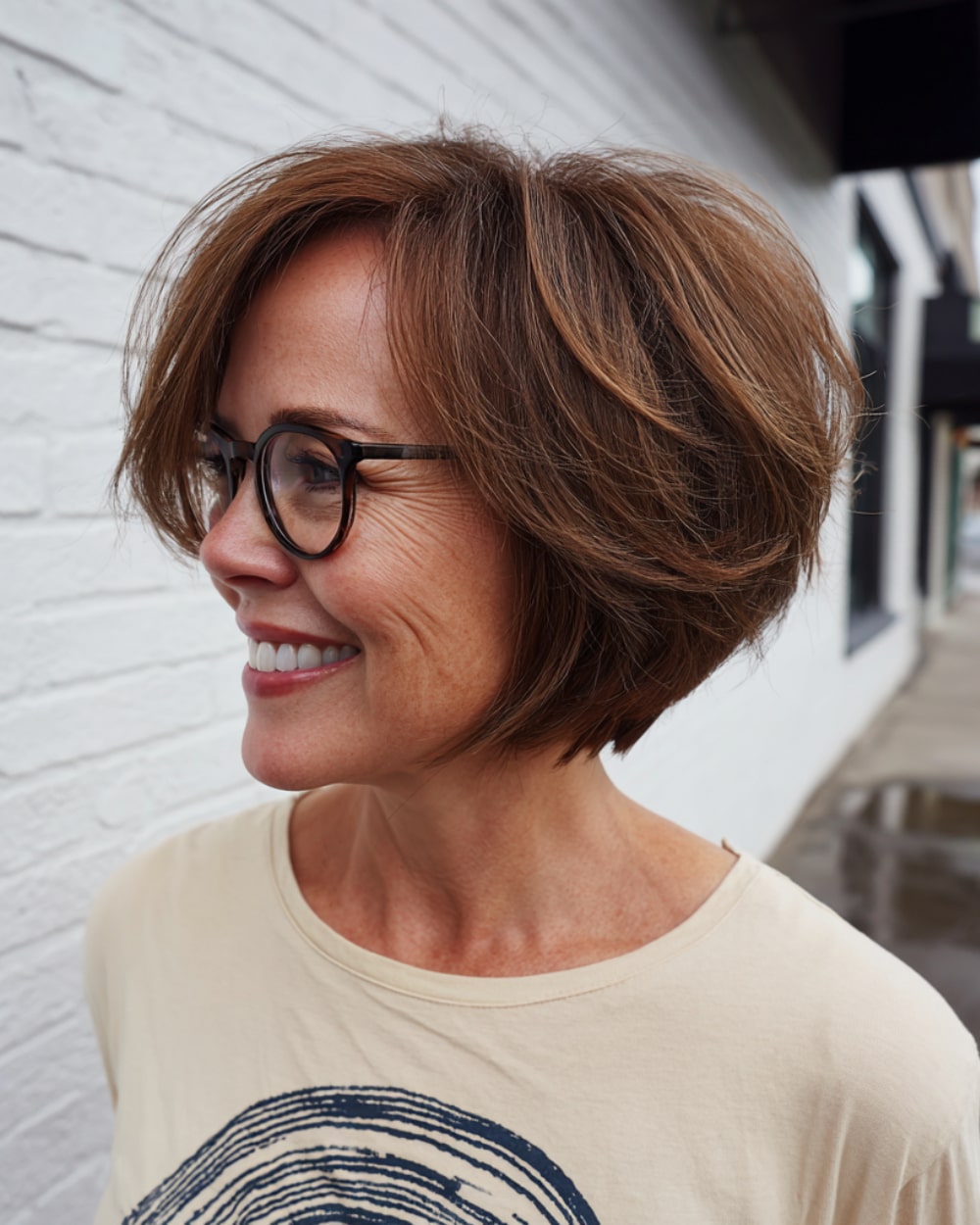Best Short Brown Hairstyles for Fine Hair After 50 | Expert Advice
