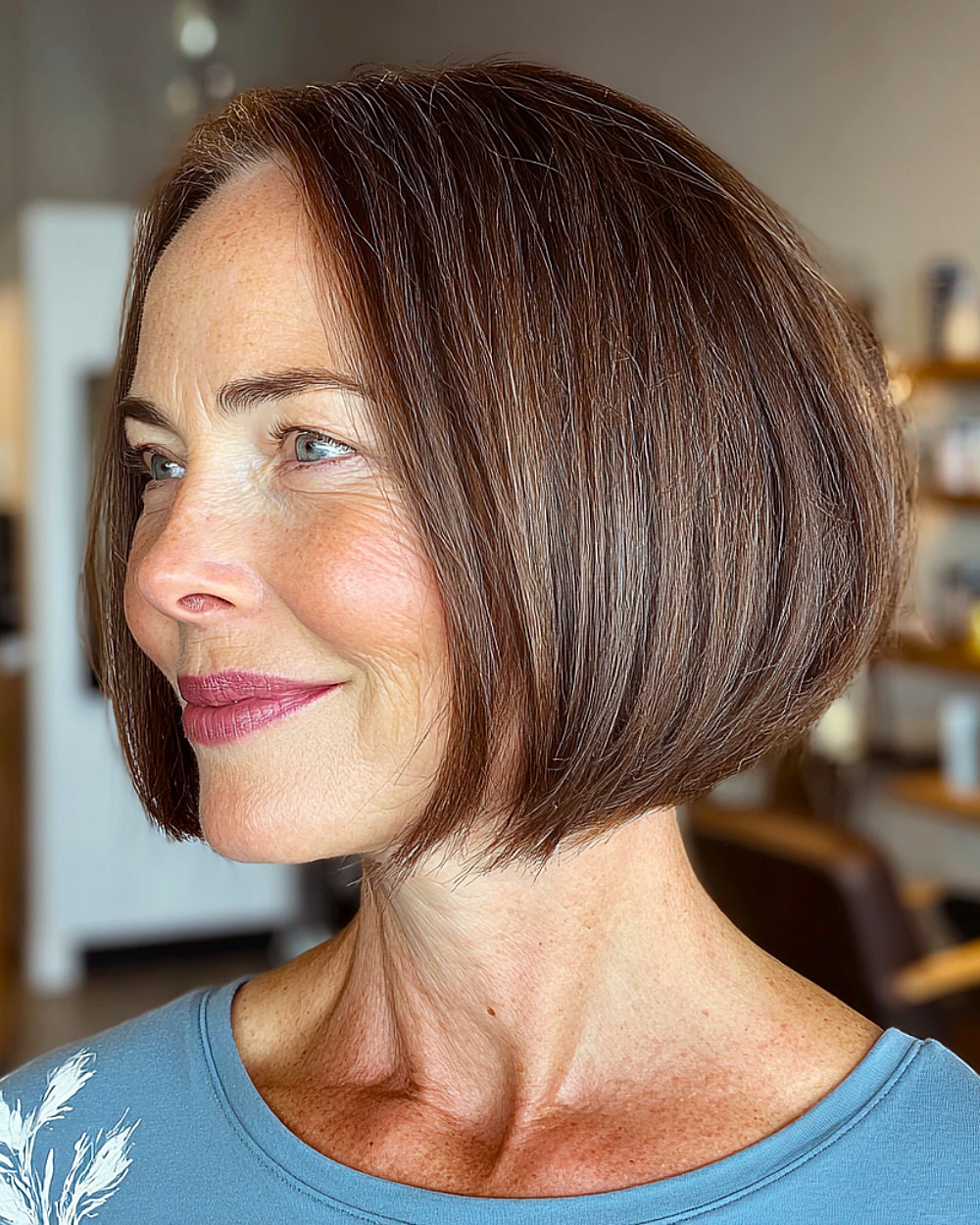 Best Short Brown Hairstyles for Fine Hair After 50 | Expert Advice