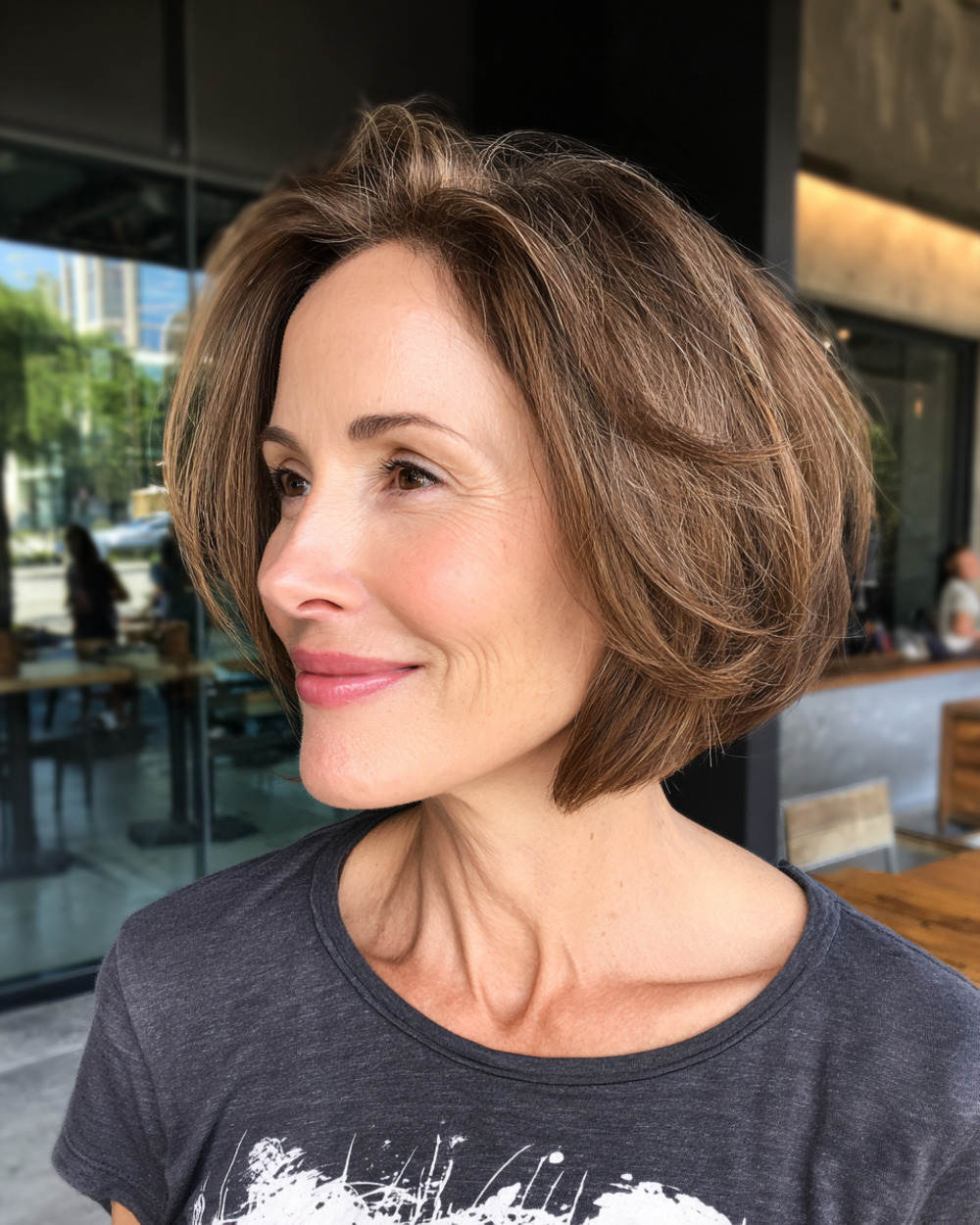 Best Short Brown Hairstyles for Fine Hair After 50 | Expert Advice