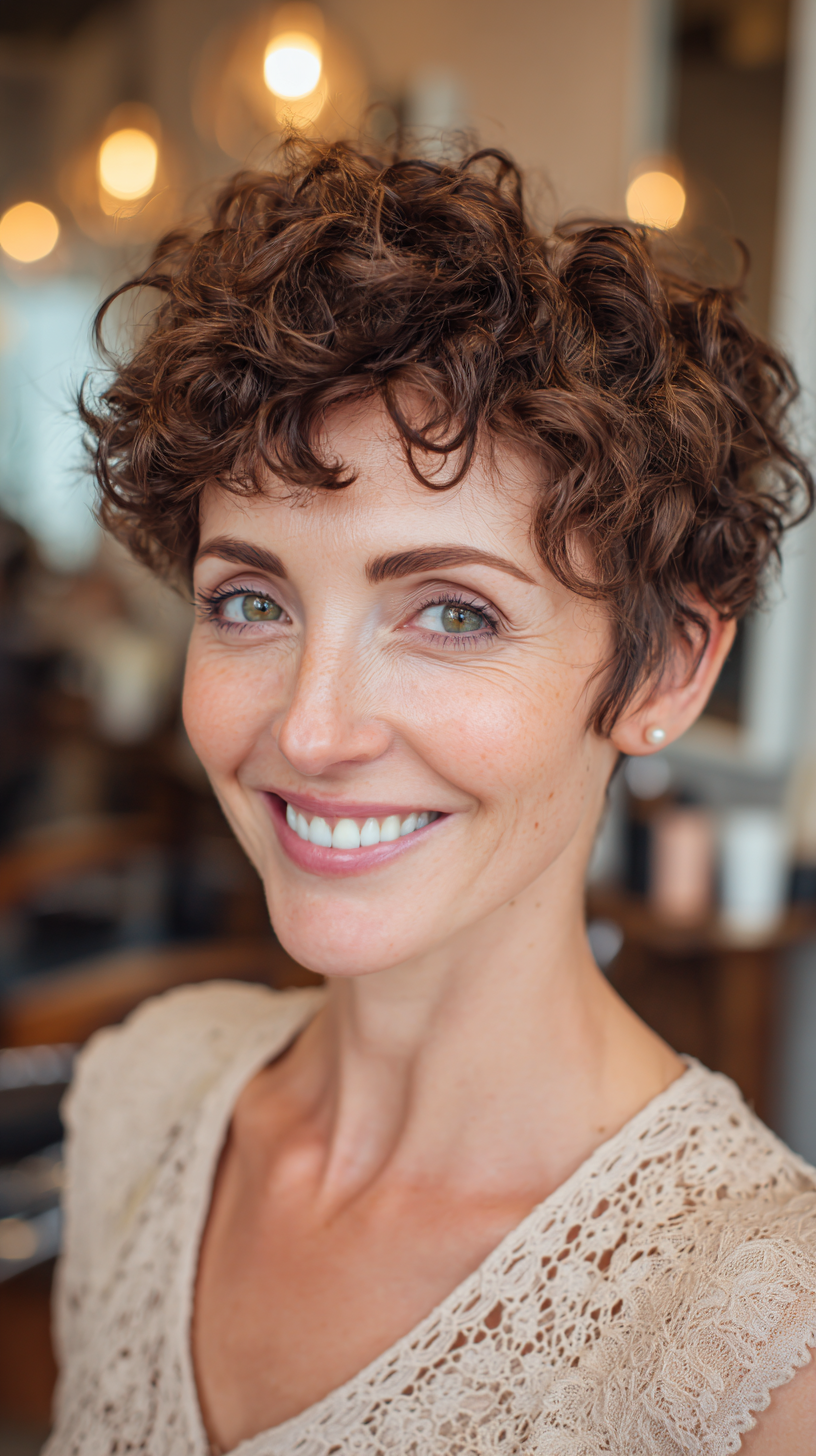 Stylish Short Curly Haircuts for Women Over 50 | Expert Ideas