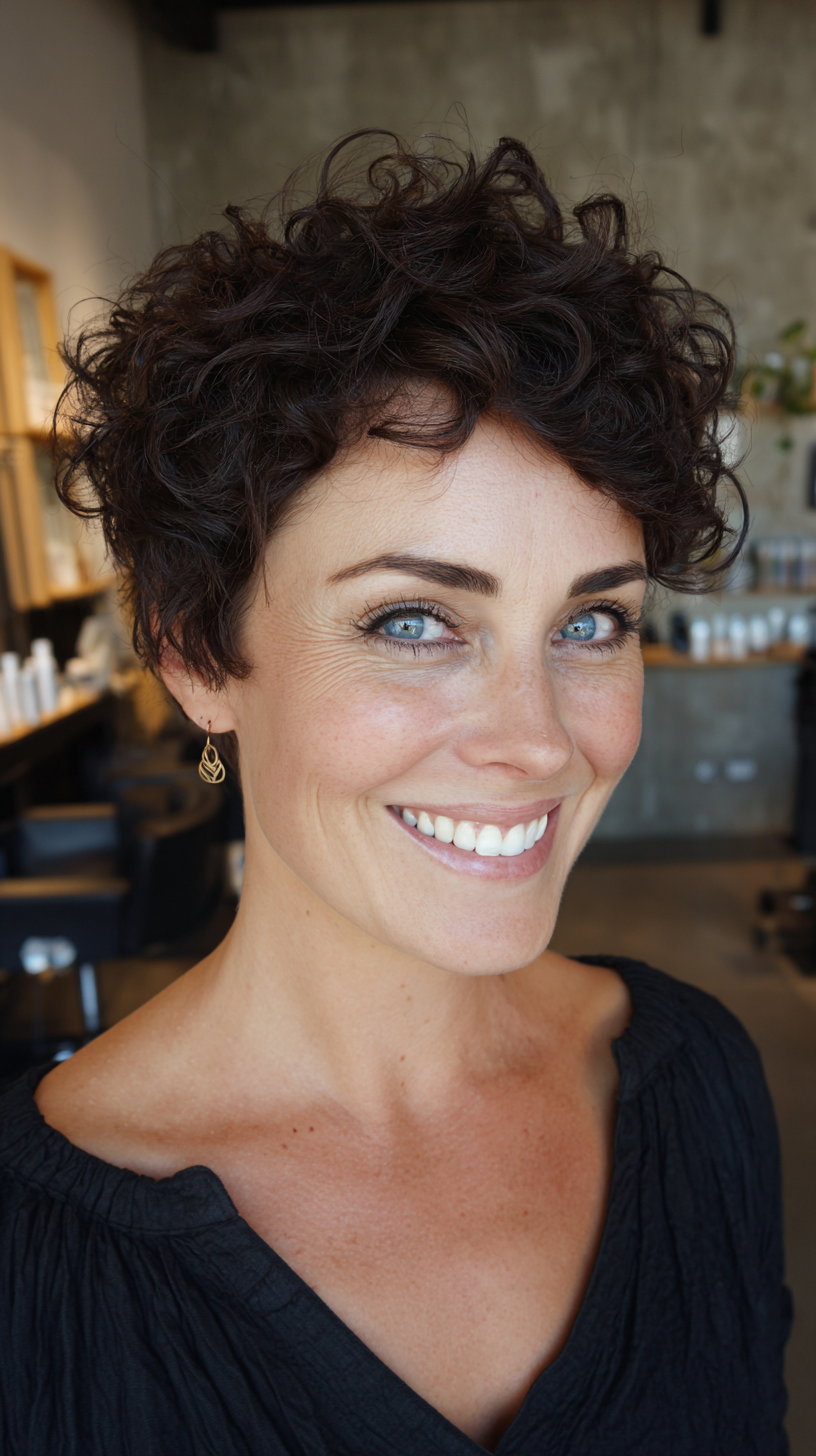 Stylish Short Curly Haircuts for Women Over 50 | Expert Ideas