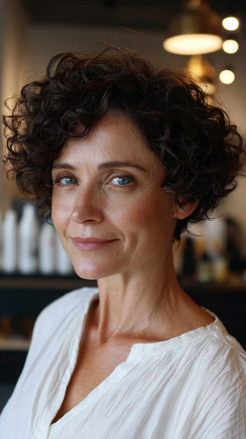 Stylish Short Curly Haircuts for Women Over 50 | Expert Ideas