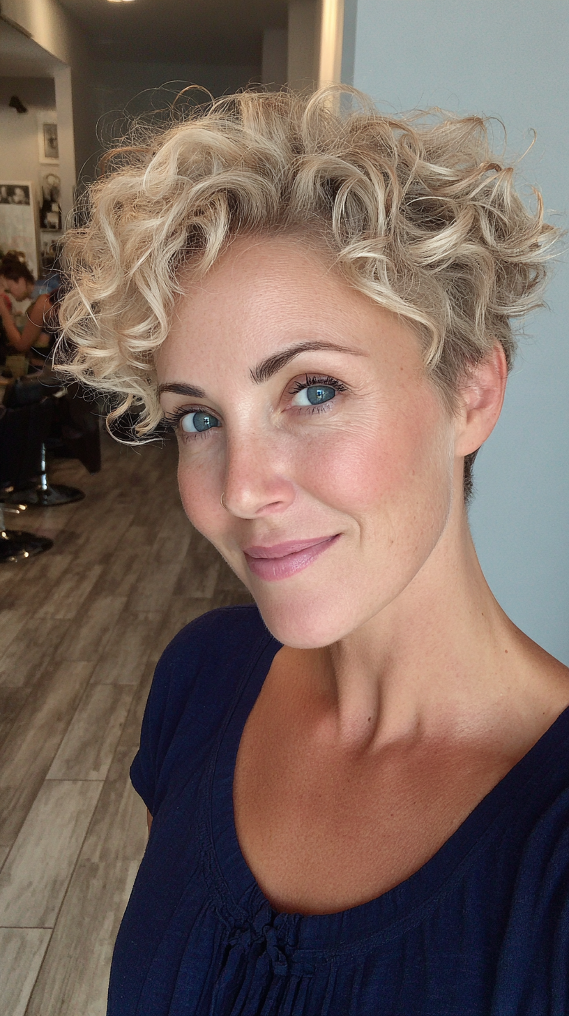 Stylish Short Curly Haircuts for Women Over 50 | Expert Ideas