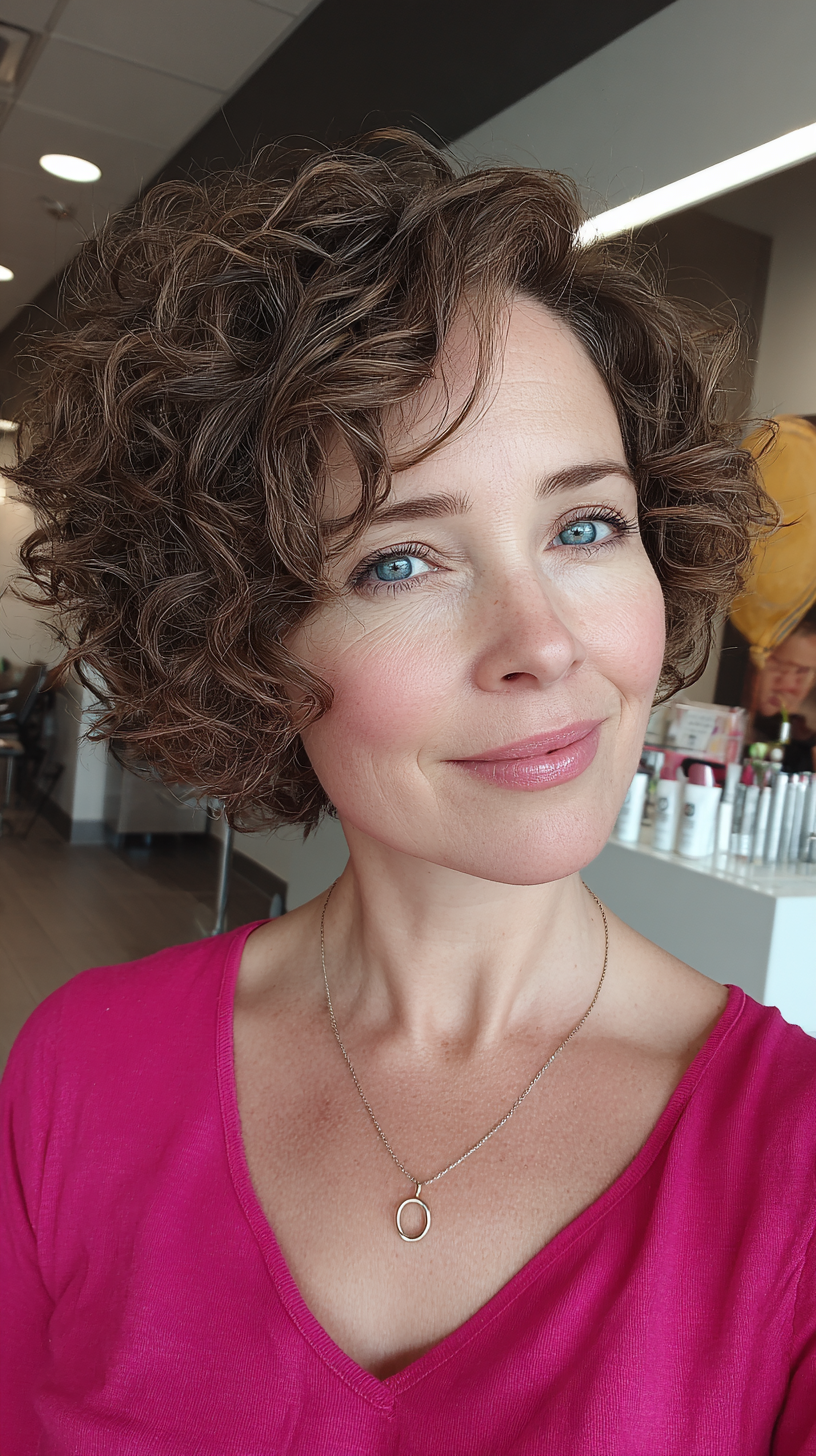 Stylish Short Curly Haircuts for Women Over 50 | Expert Ideas