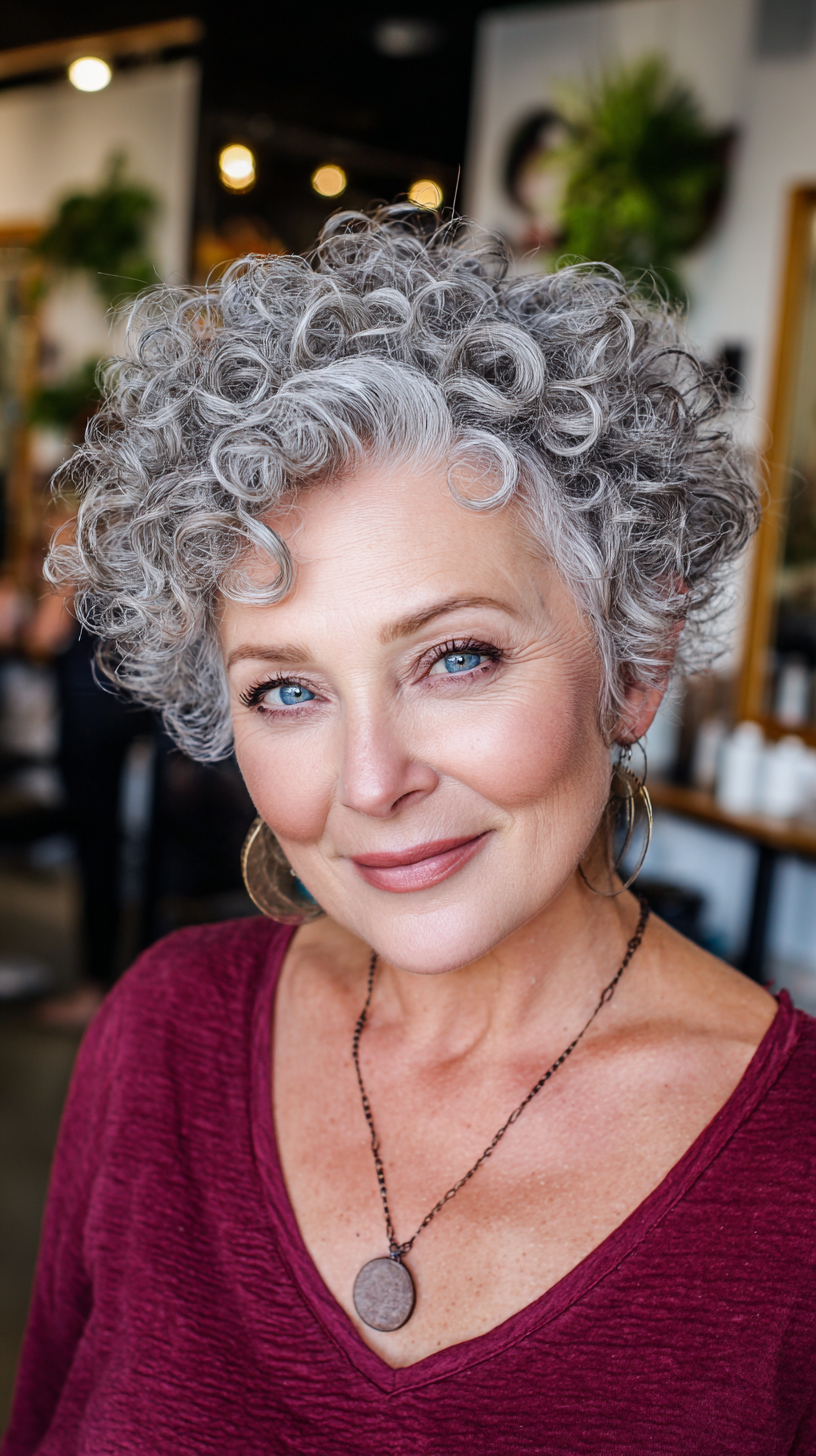 Stylish Short Curly Haircuts for Women Over 50 | Expert Ideas