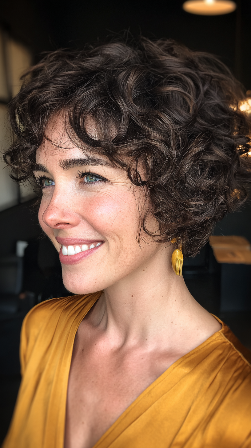 Stylish Short Curly Haircuts for Women Over 50 | Expert Ideas