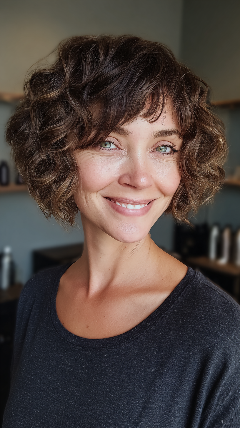 Stylish Short Curly Haircuts for Women Over 50 | Expert Ideas