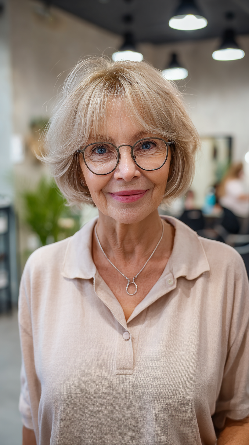 Best Short Haircuts for Fine, Thin Hair in Seniors - Volume & Style