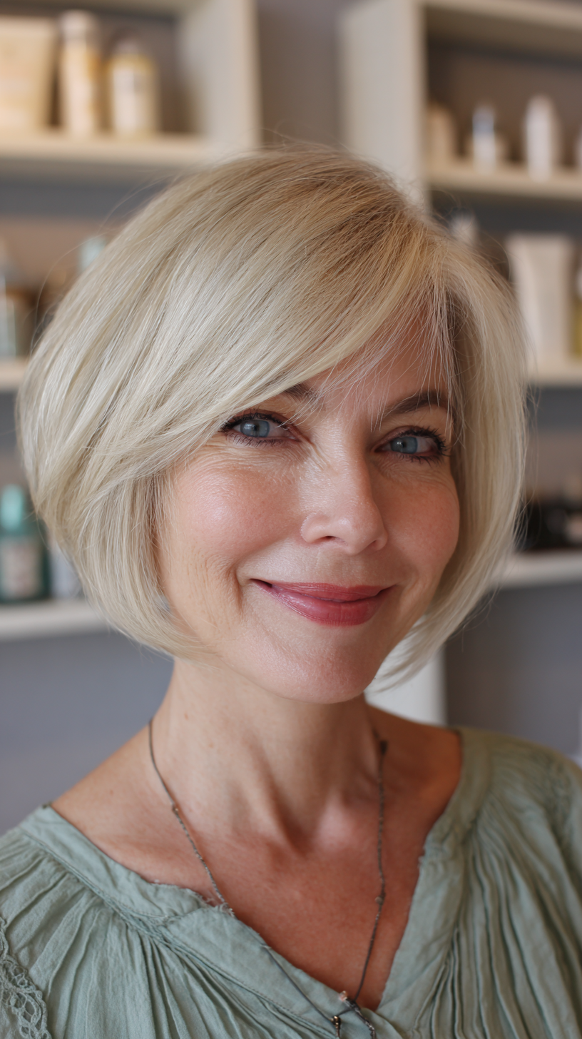 Best Short Haircuts for Fine, Thin Hair in Seniors - Volume & Style
