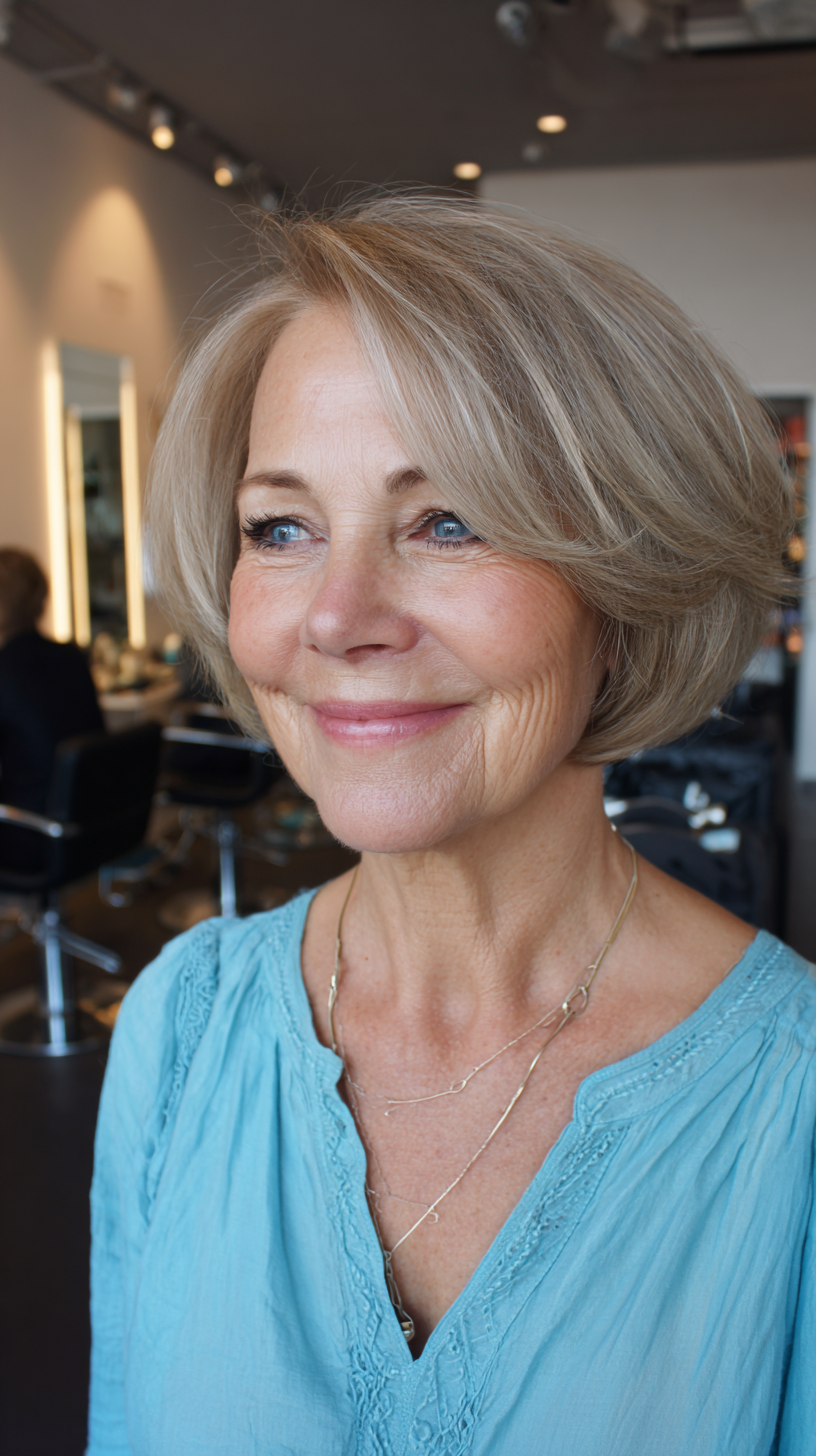 Best Short Haircuts for Fine, Thin Hair in Seniors - Volume & Style