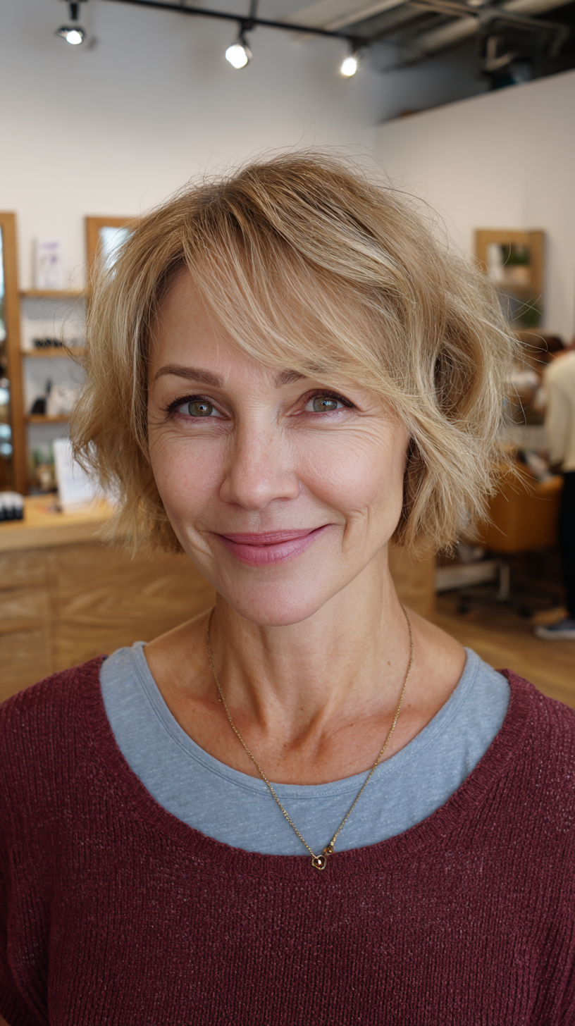 Best Short Haircuts for Fine, Thin Hair in Seniors - Volume & Style