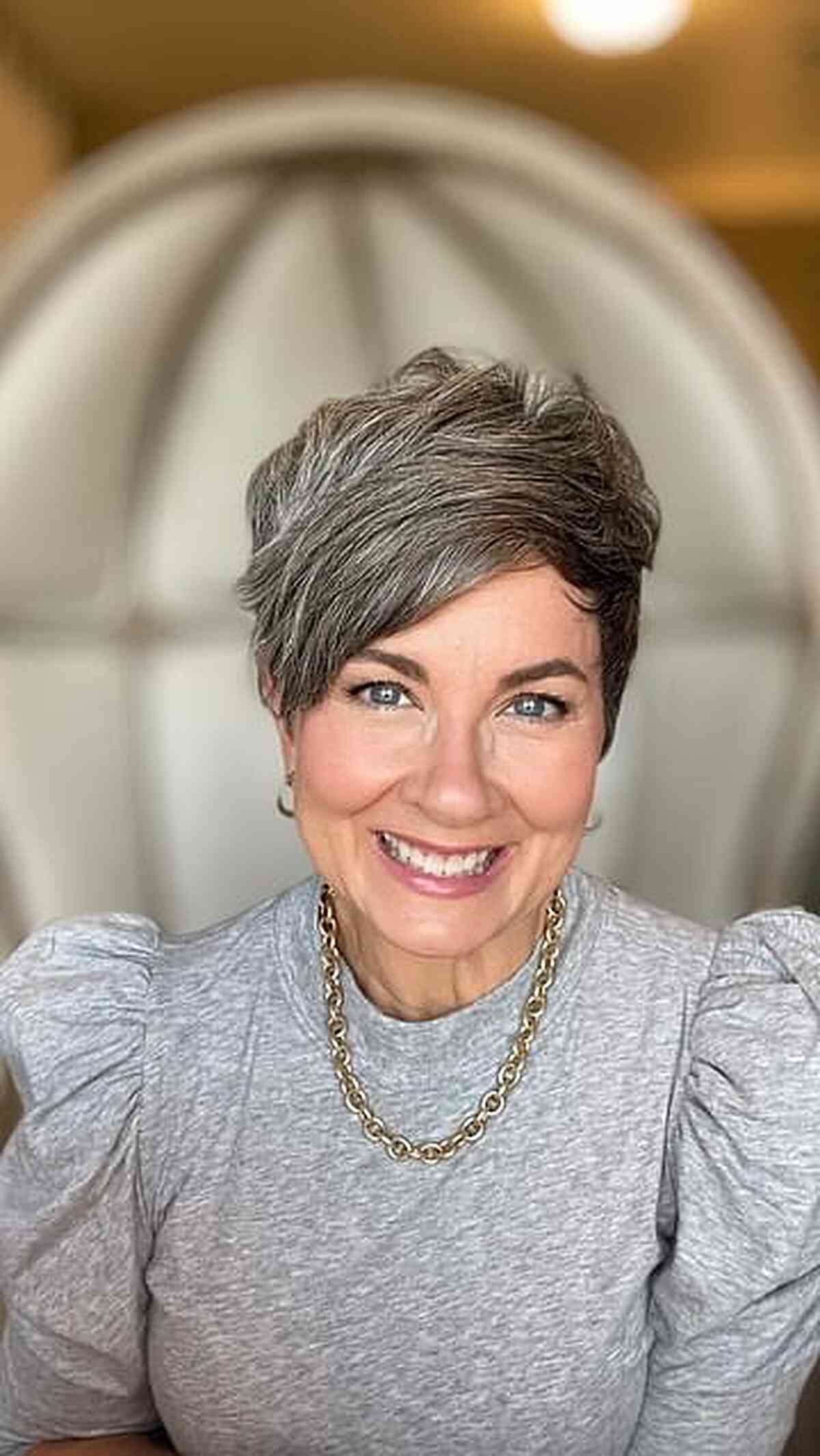 Best Short Hairstyles for Women Over 60 with Grey Hair | Expert Advice