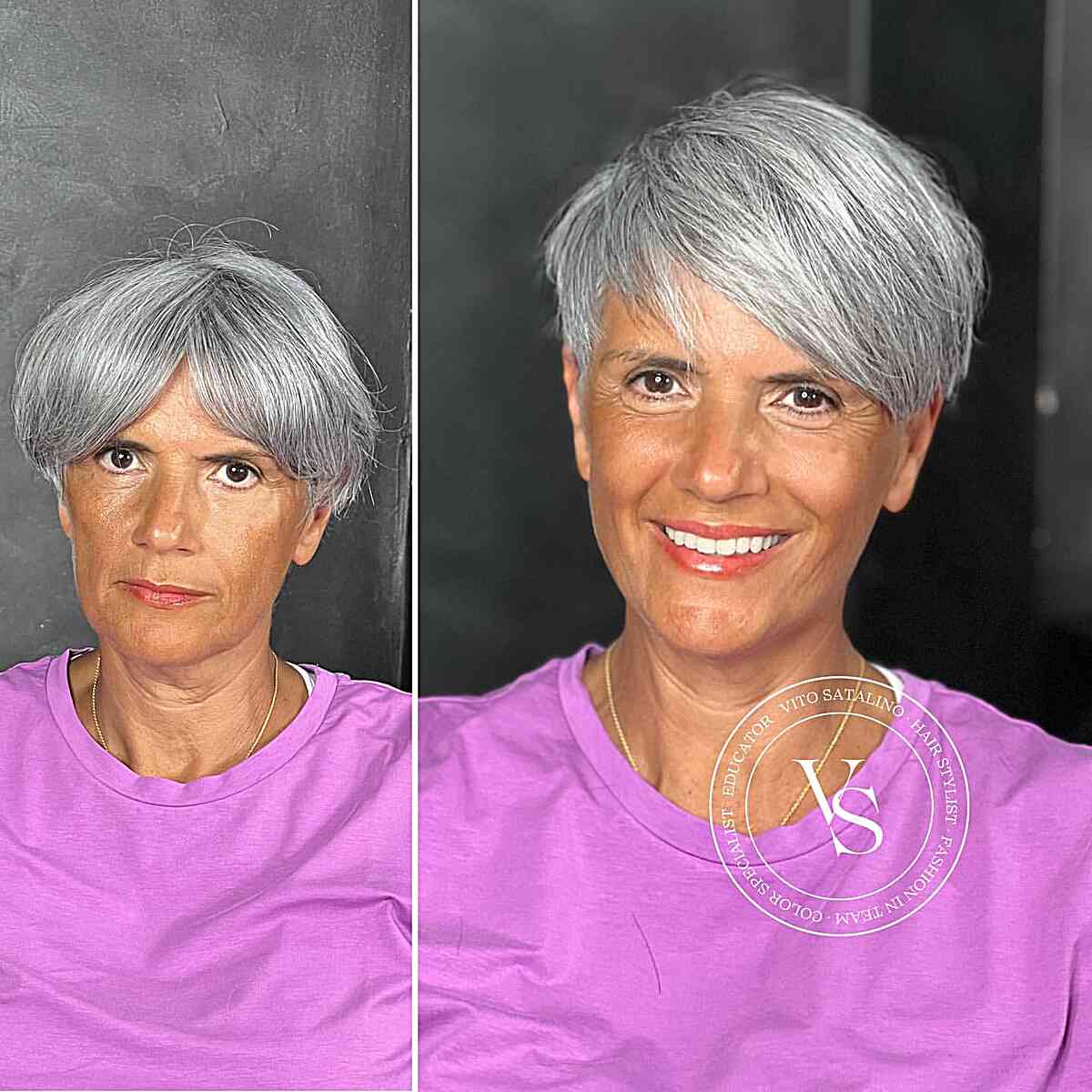 Best Short Hairstyles for Women Over 60 with Grey Hair | Expert Advice