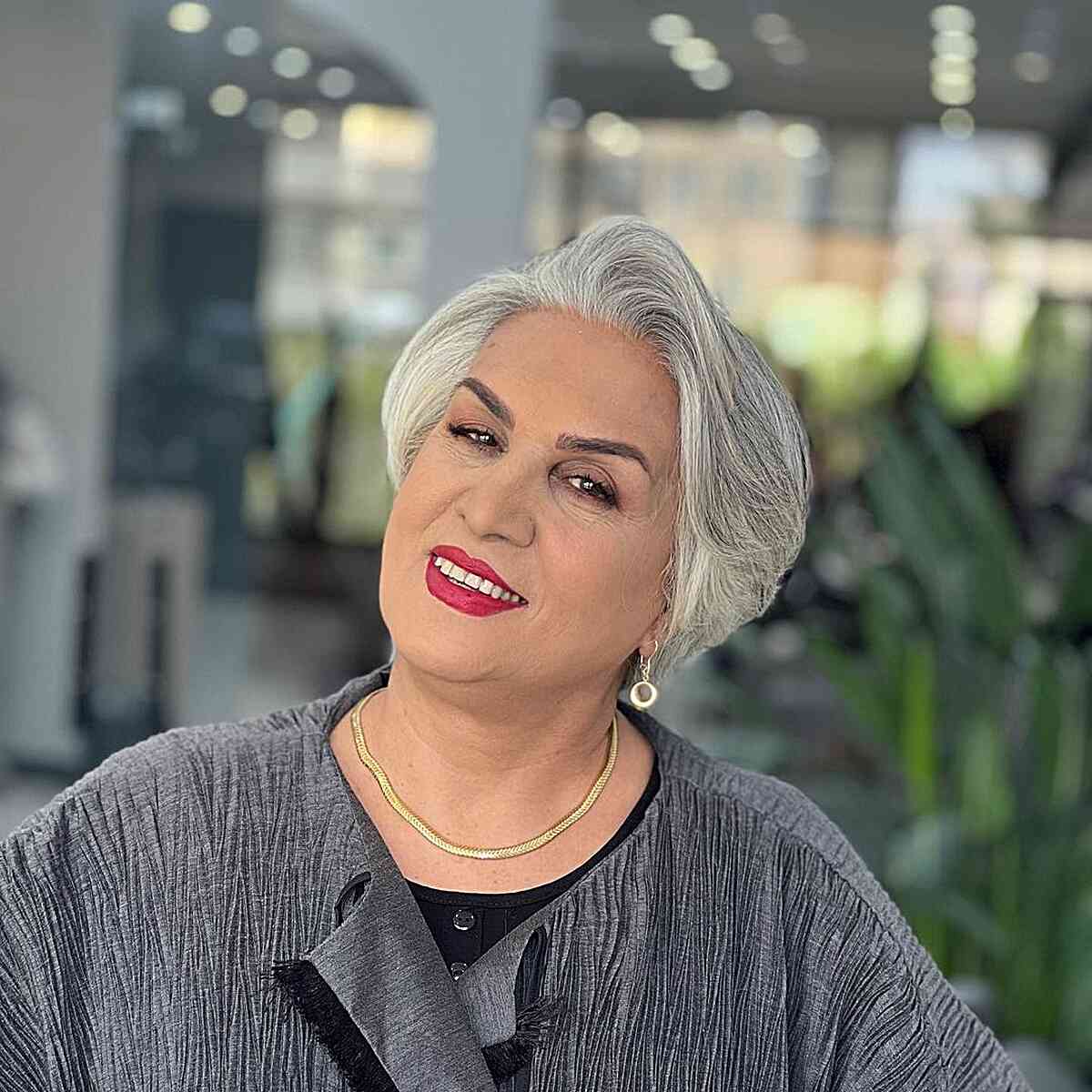 Best Short Hairstyles for Women Over 60 with Grey Hair | Expert Advice