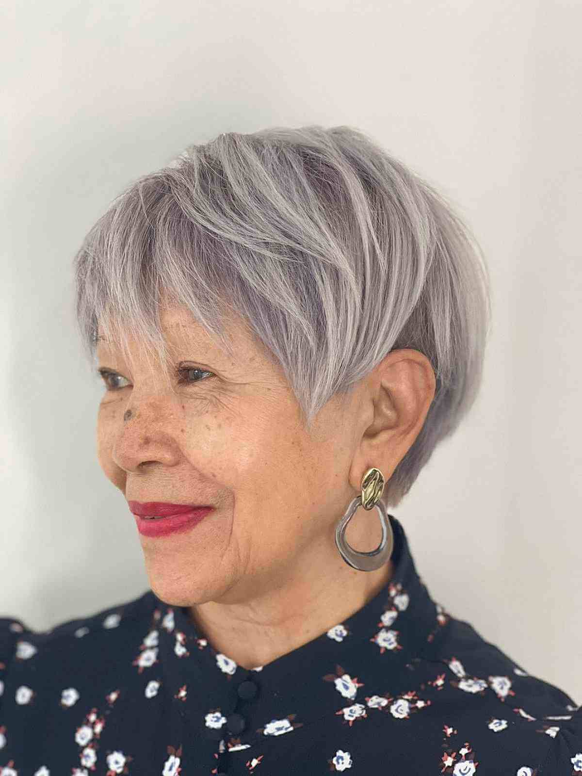 Best Short Hairstyles for Women Over 60 with Grey Hair | Expert Advice
