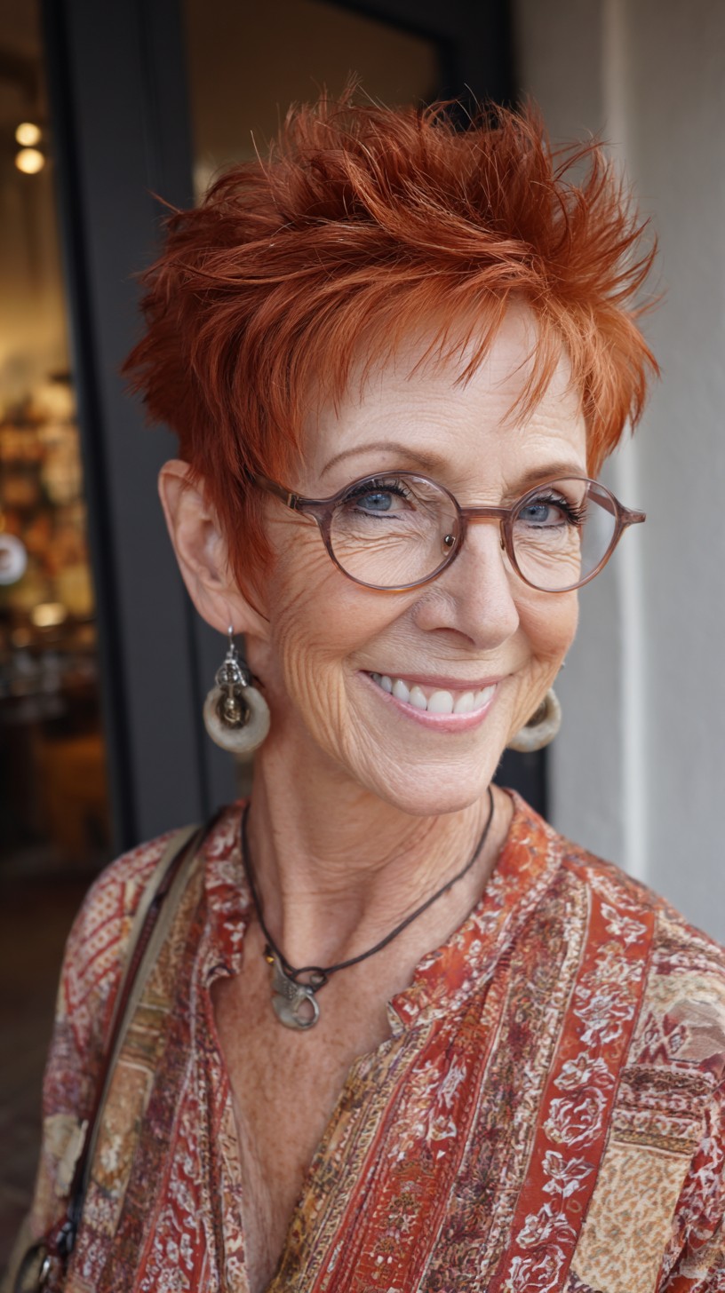 Stylish Pixie Cuts for Women Over 70 with Glasses | 2026 Trends