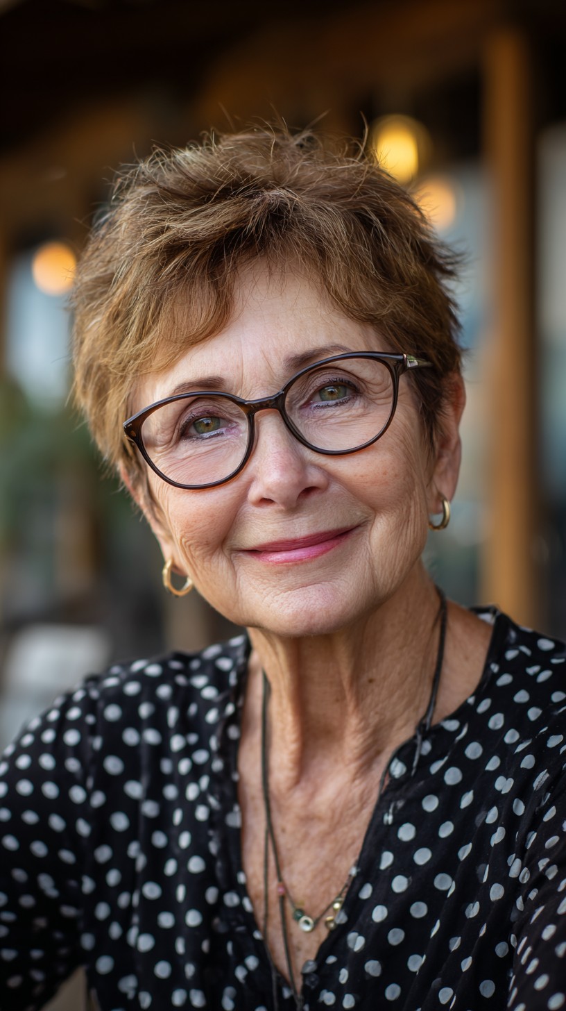 Stylish Pixie Cuts for Women Over 70 with Glasses | 2026 Trends