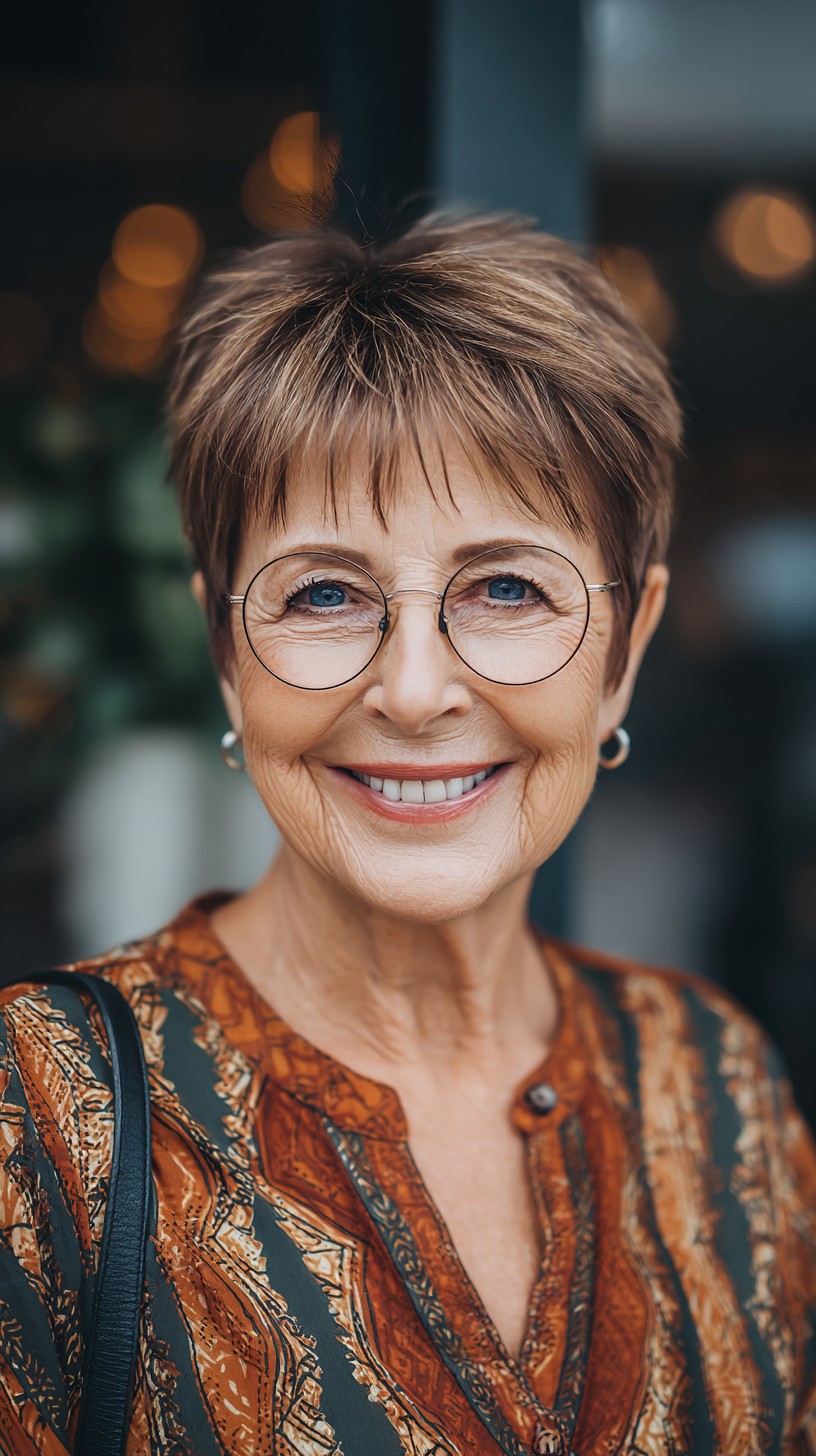 Stylish Pixie Cuts for Women Over 70 with Glasses | 2026 Trends