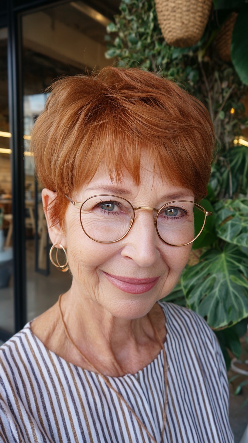 Stylish Pixie Cuts for Women Over 70 with Glasses | 2026 Trends