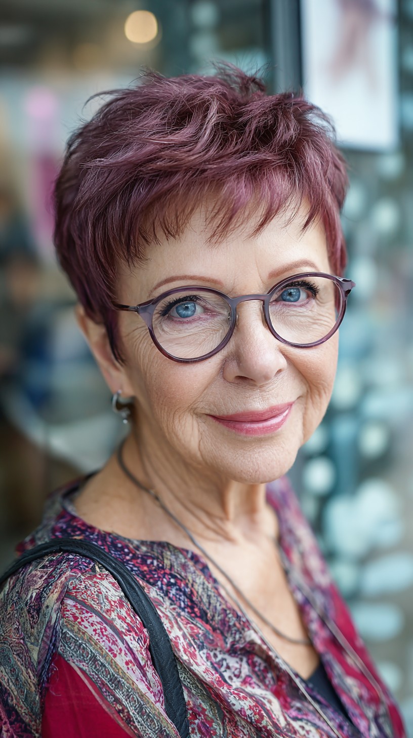 Stylish Pixie Cuts for Women Over 70 with Glasses | 2026 Trends