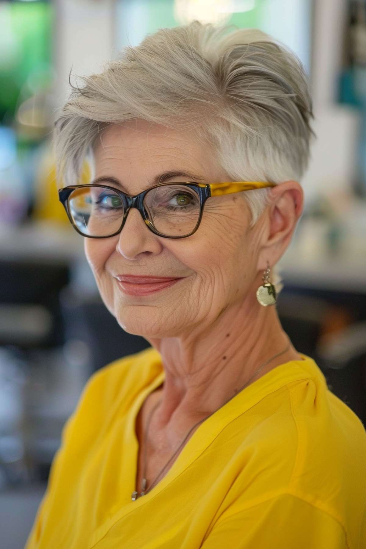 Stylish Pixie Cuts for Women Over 70 with Glasses | 2026 Trends