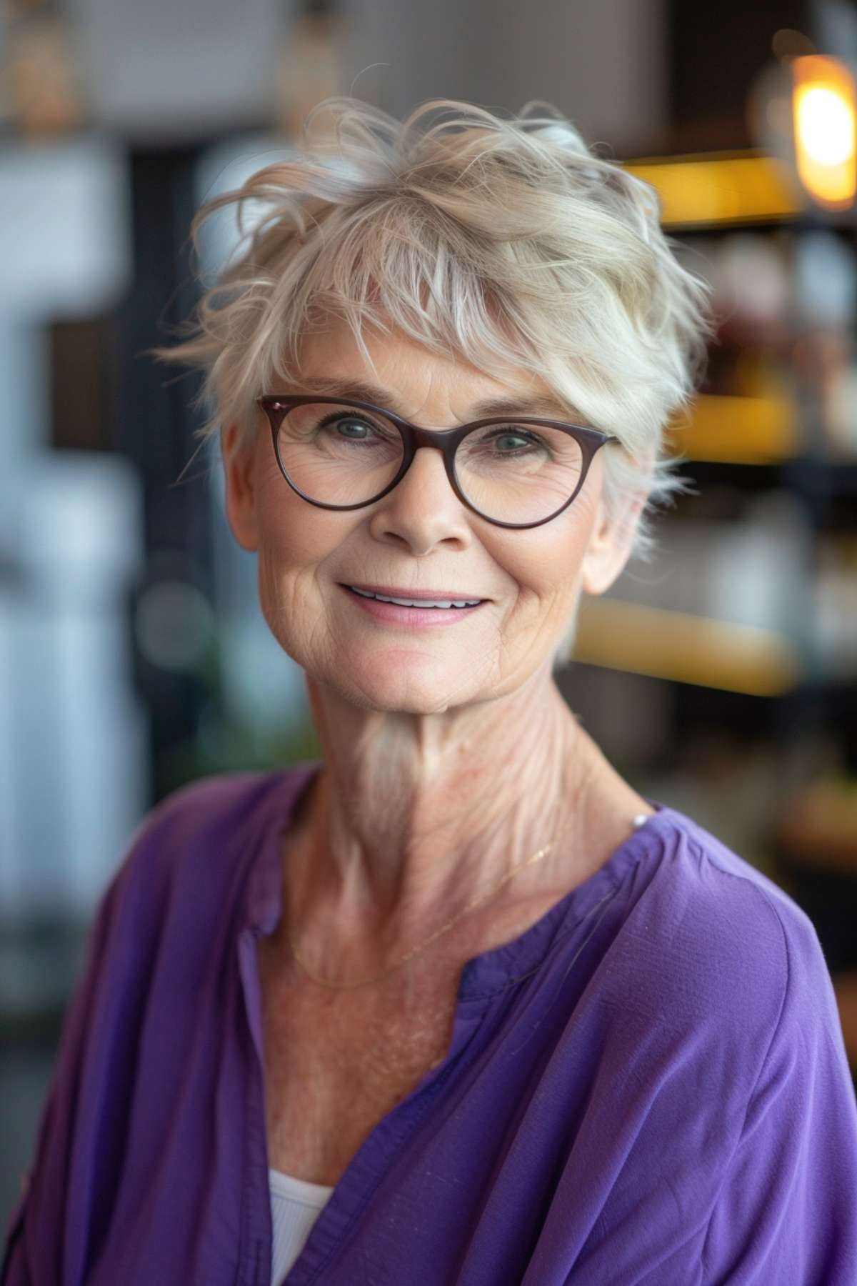 Stylish Pixie Cuts for Women Over 70 with Glasses | 2026 Trends
