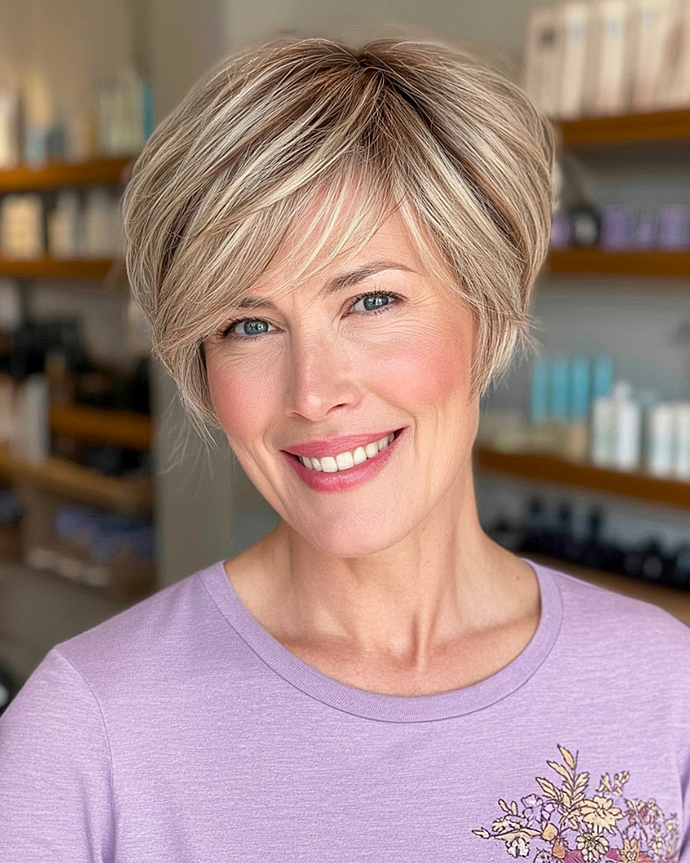 Best Short Haircuts with Bangs for Women Over 40 | Expert Guide