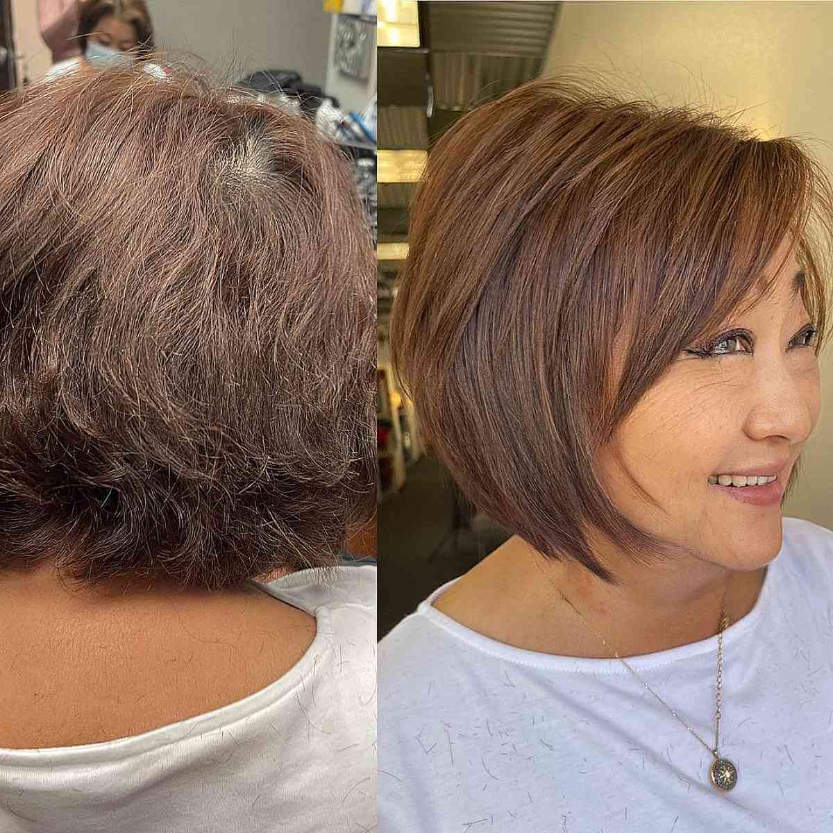 Chin-Length Layered Haircuts: 23 Stylish Ideas for a Modern Look