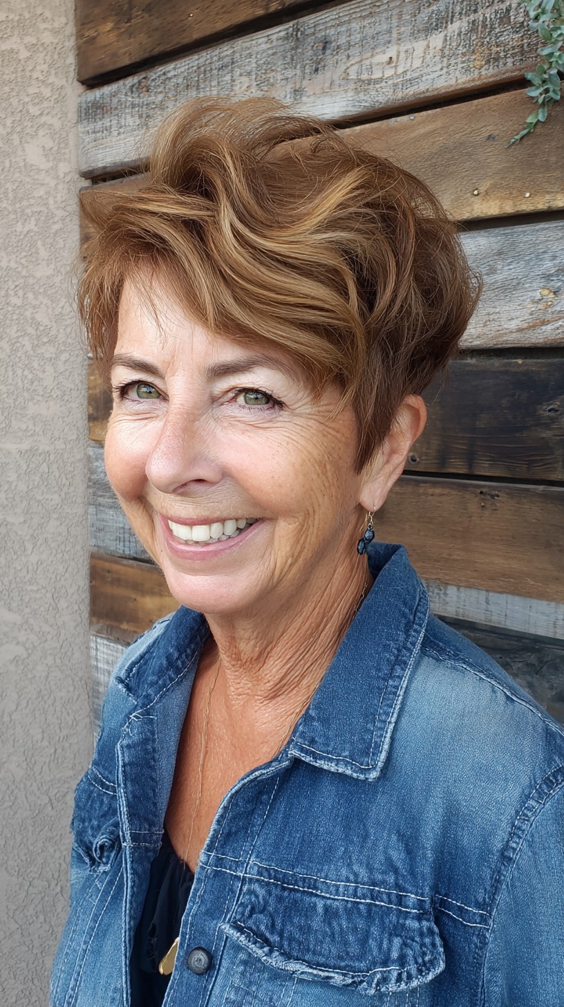 Long Pixie Cuts for Women Over 70: Style & Volume