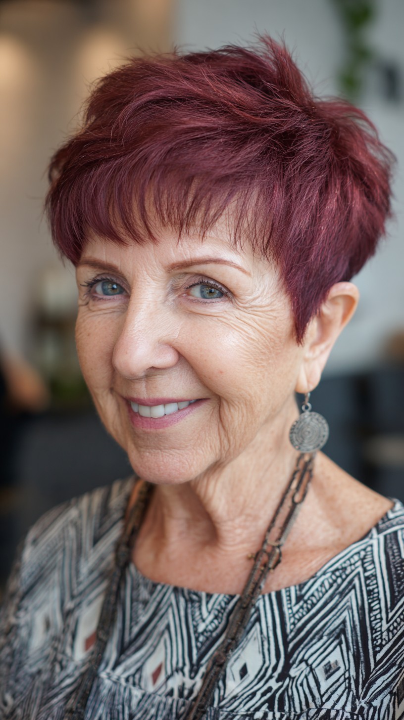 Long Pixie Cuts for Women Over 70: Style & Volume