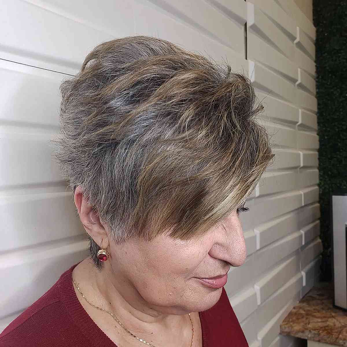 Long Pixie Cuts for Women Over 70: Style & Volume