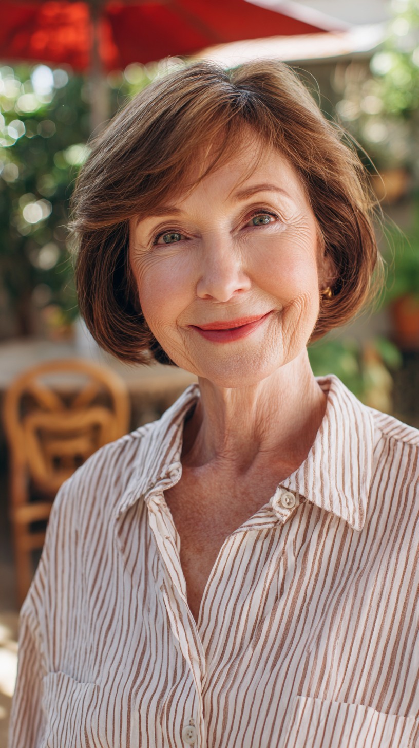 Stylish Short Bob Haircuts for Women 70+ | Low-Maintenance Styles