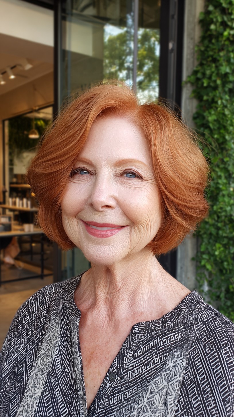 Stylish Short Bob Haircuts for Women 70+ | Low-Maintenance Styles