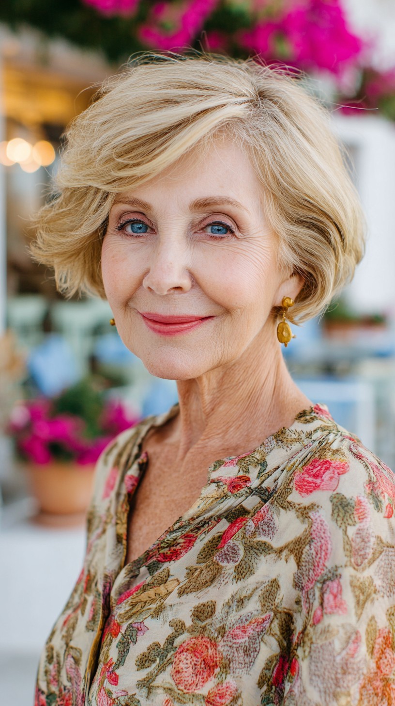 Stylish Short Bob Haircuts for Women 70+ | Low-Maintenance Styles
