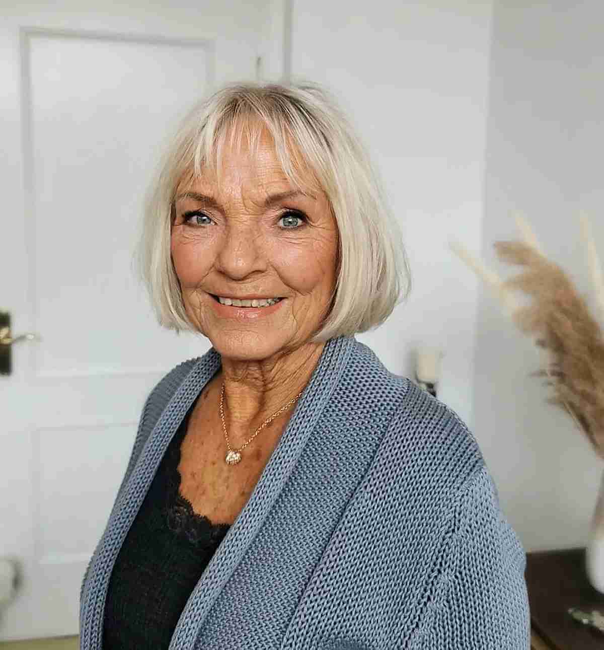 Stylish Short Bob Haircuts for Women 70+ | Low-Maintenance Styles