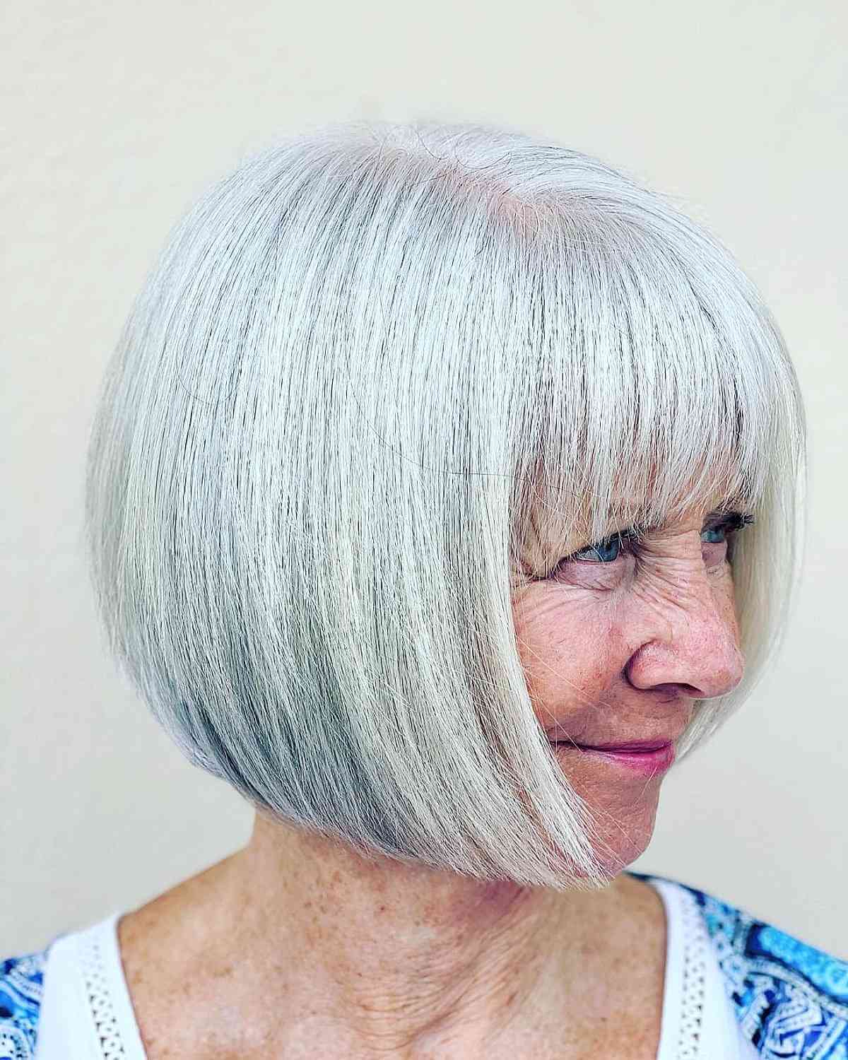 Stylish Short Bob Haircuts for Women 70+ | Low-Maintenance Styles