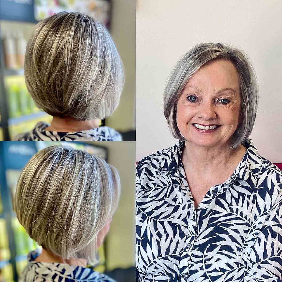 Stylish Short Bob Haircuts for Women 70+ | Low-Maintenance Styles