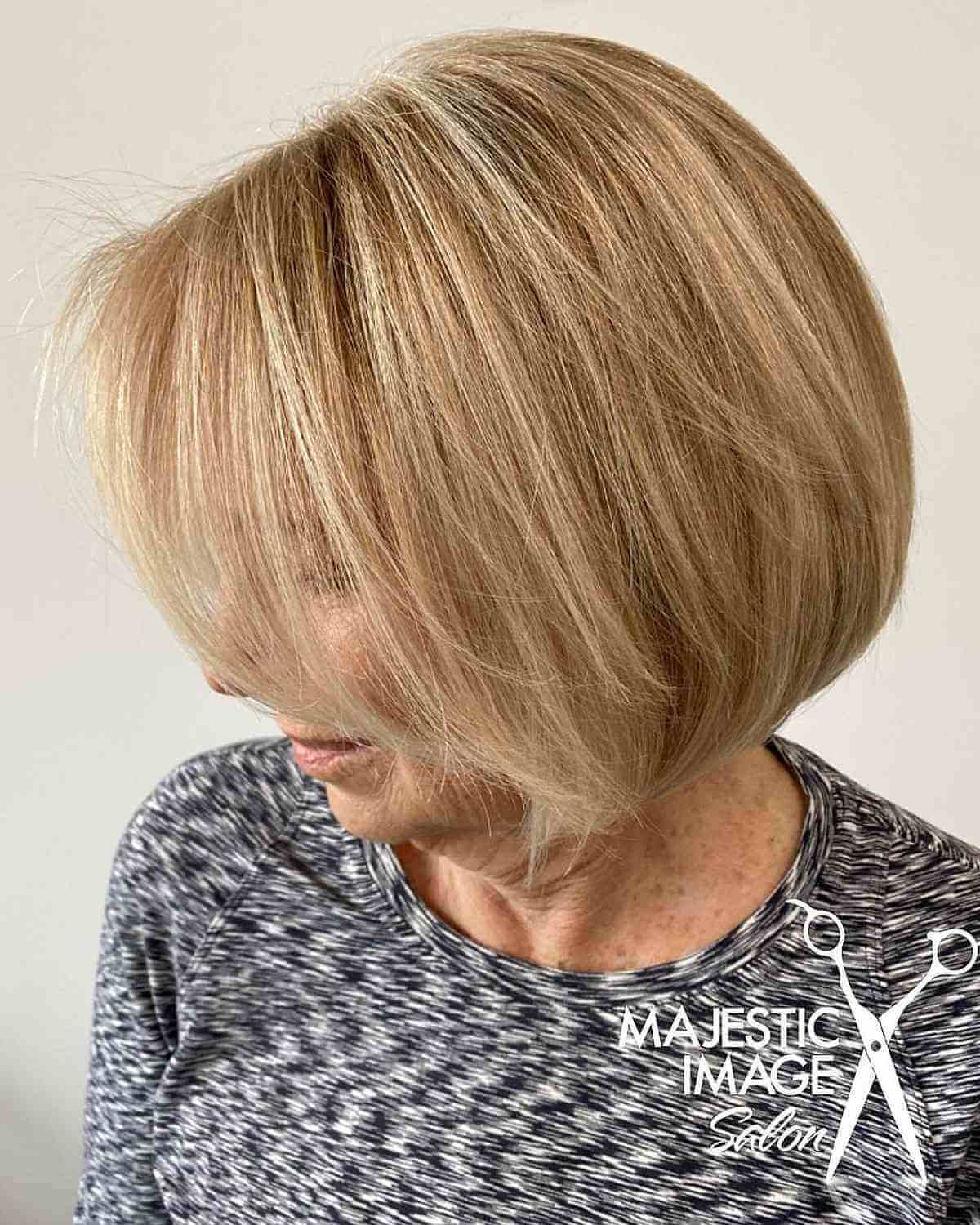 Stylish Short Bob Haircuts for Women 70+ | Low-Maintenance Styles