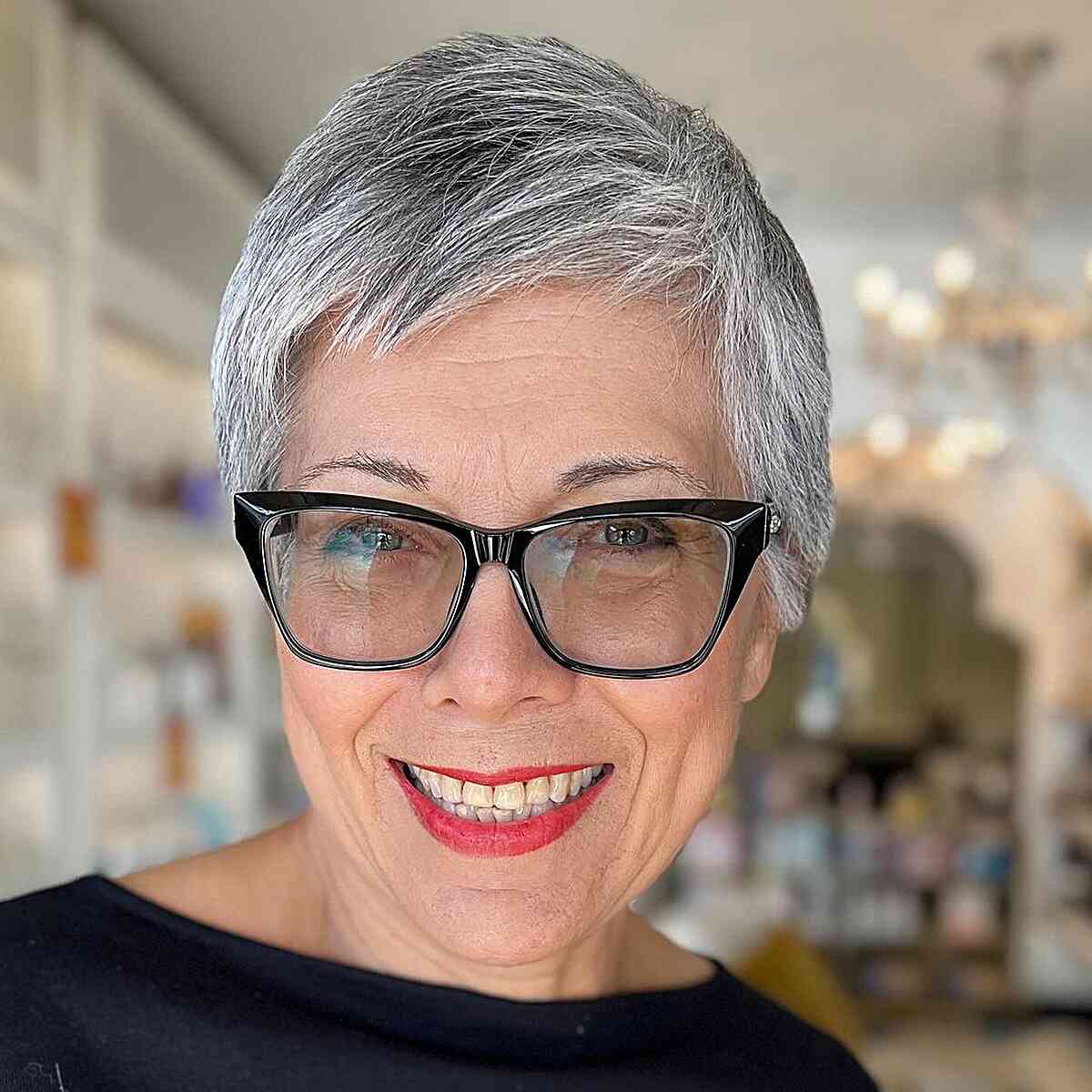 Pixie Cuts for Women Over 50 with Glasses: 50+ Stylish Ideas