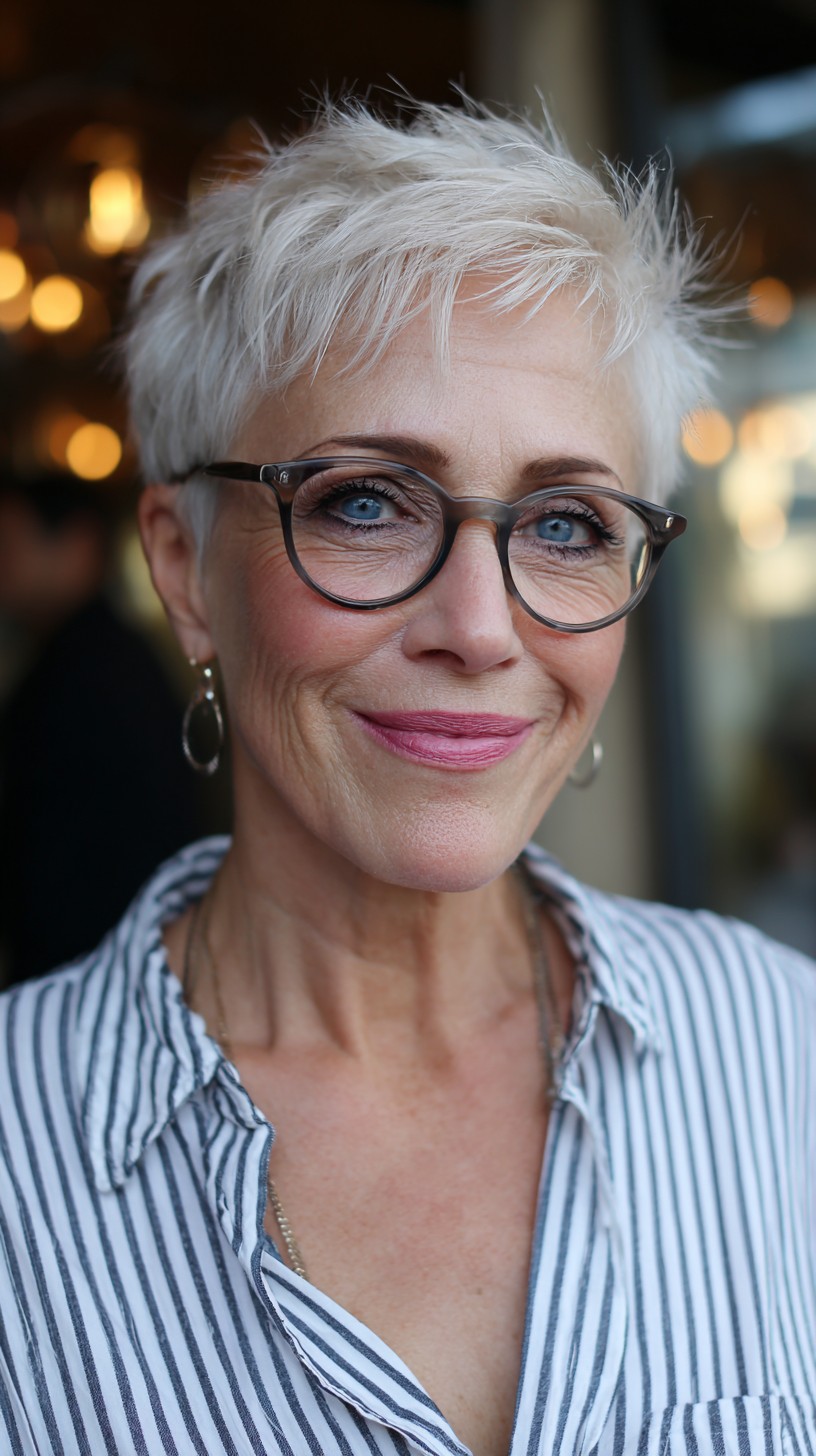 Pixie Cuts for Women Over 50 with Glasses: 50+ Stylish Ideas