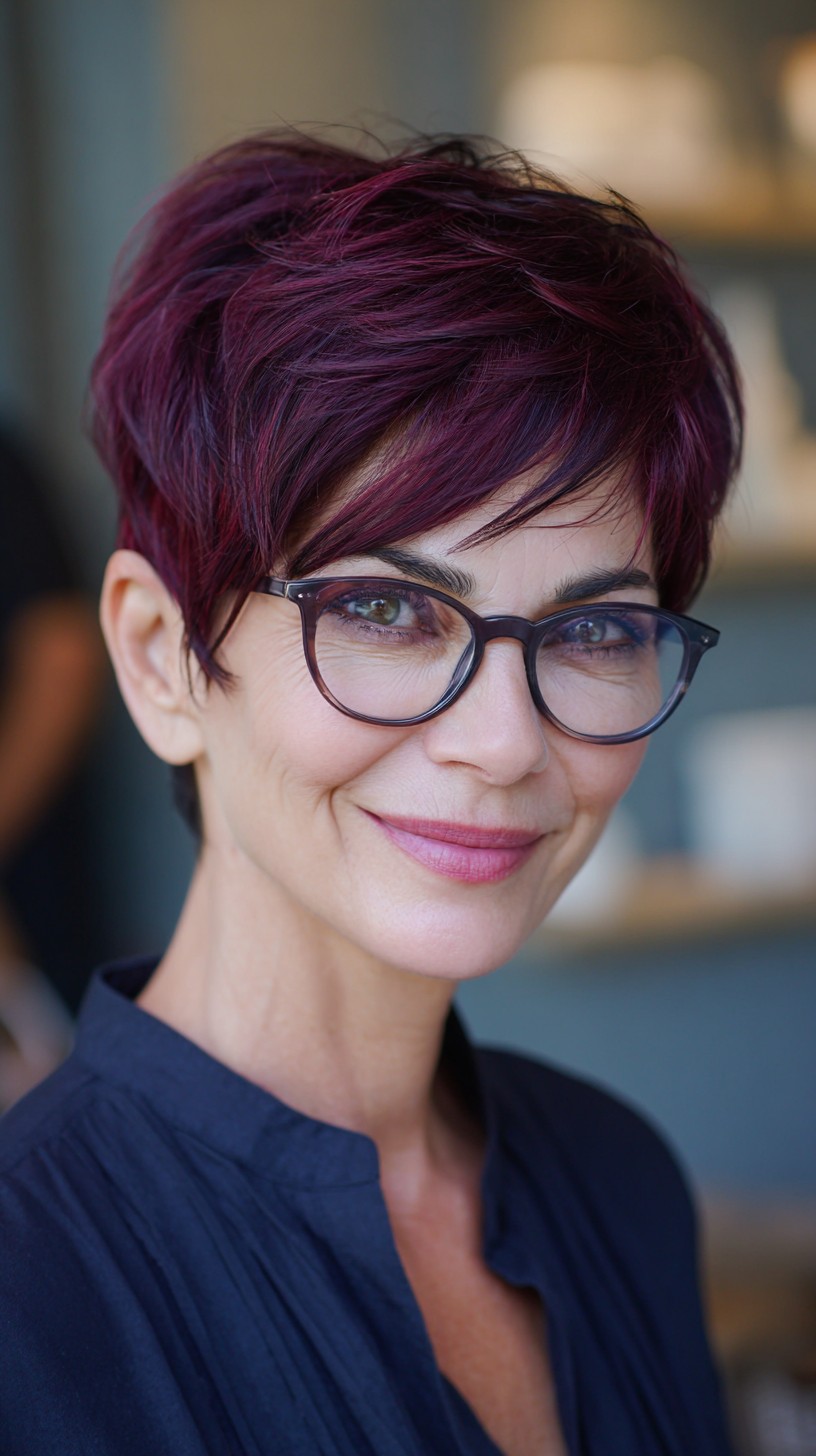 Pixie Cuts for Women Over 50 with Glasses: 50+ Stylish Ideas