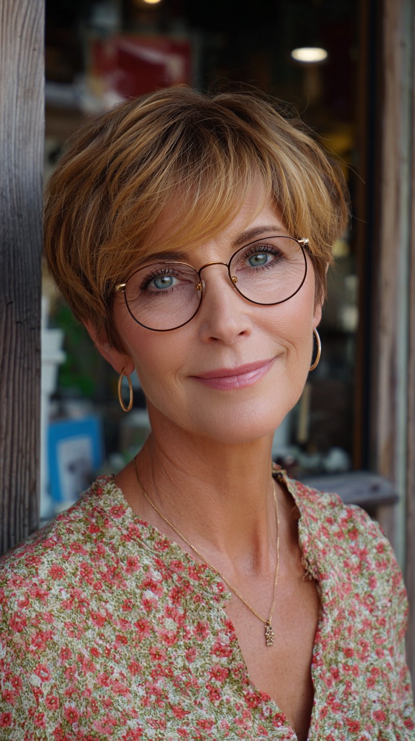 Pixie Cuts for Women Over 50 with Glasses: 50+ Stylish Ideas